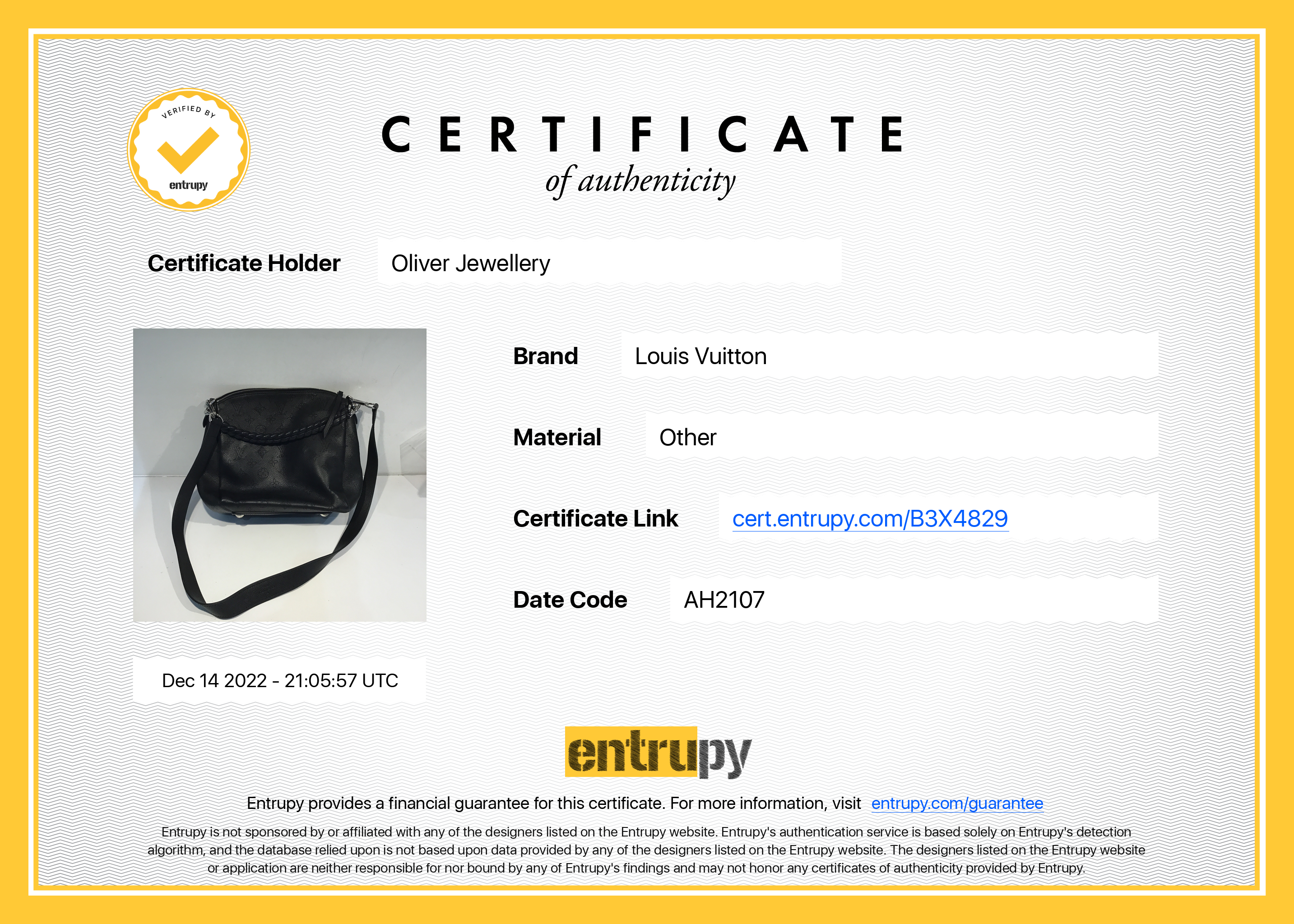 Louis Vuitton Mahina Babylone BB