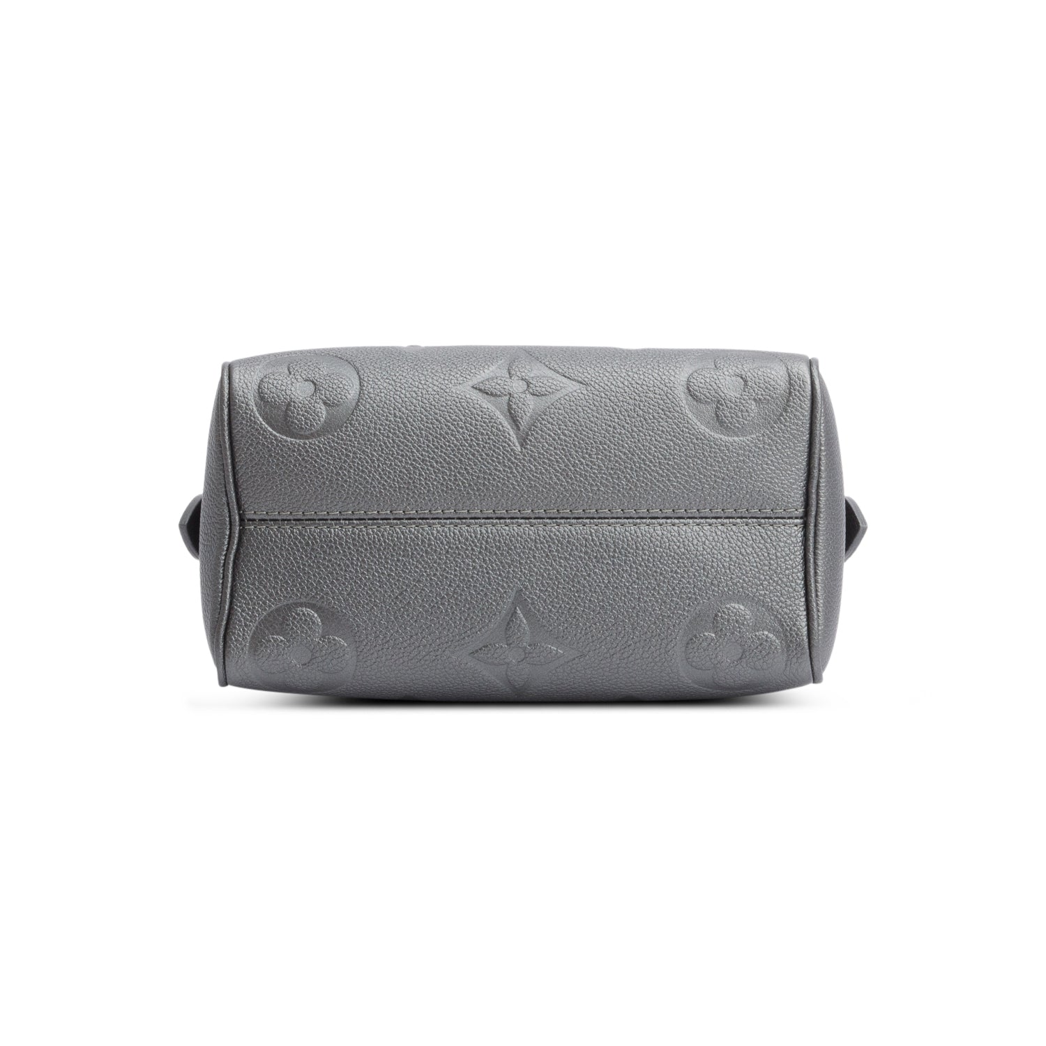 Louis Vuitton Metallic Grey Empreinte Monogram Speedy Bandouliere 20 w/ Strap