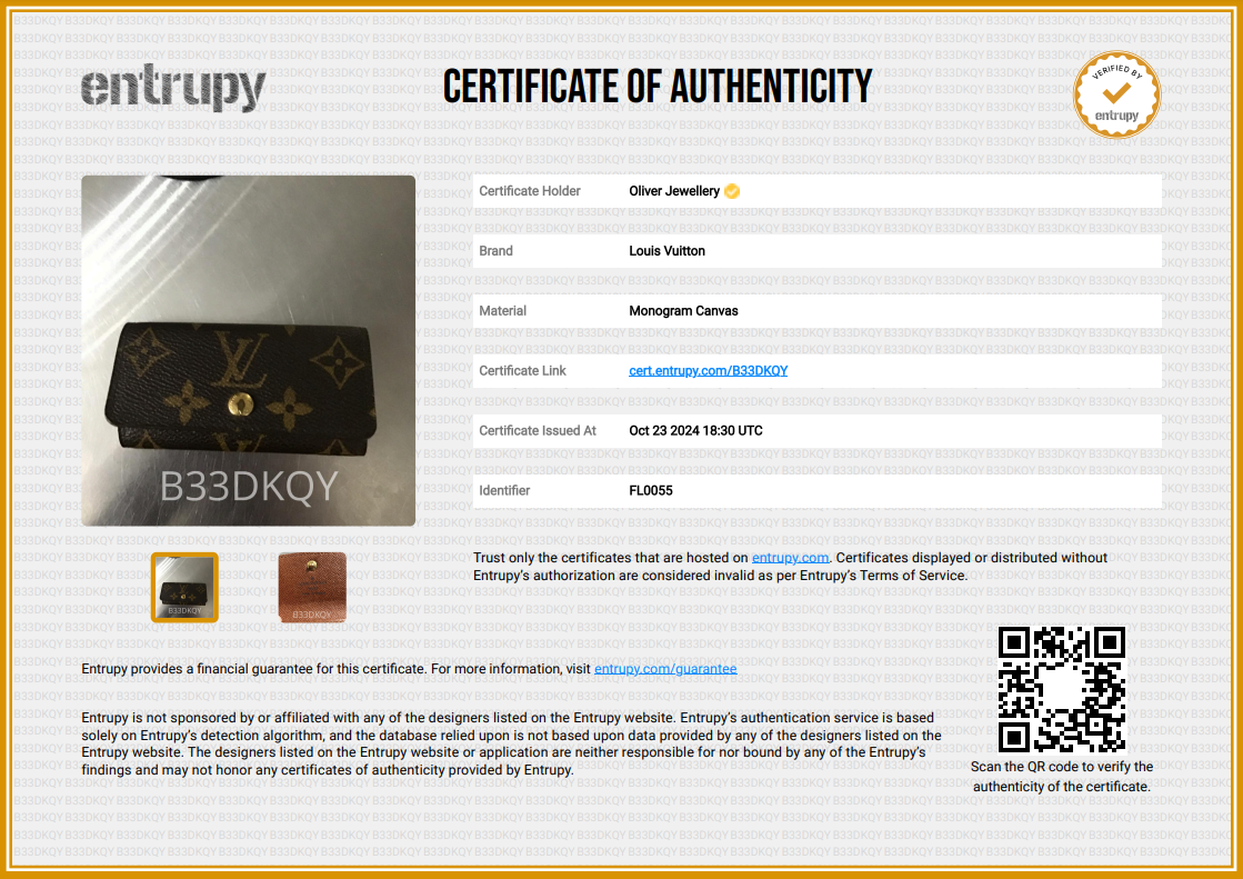 Louis Vuitton Monogram 4 Key Holder