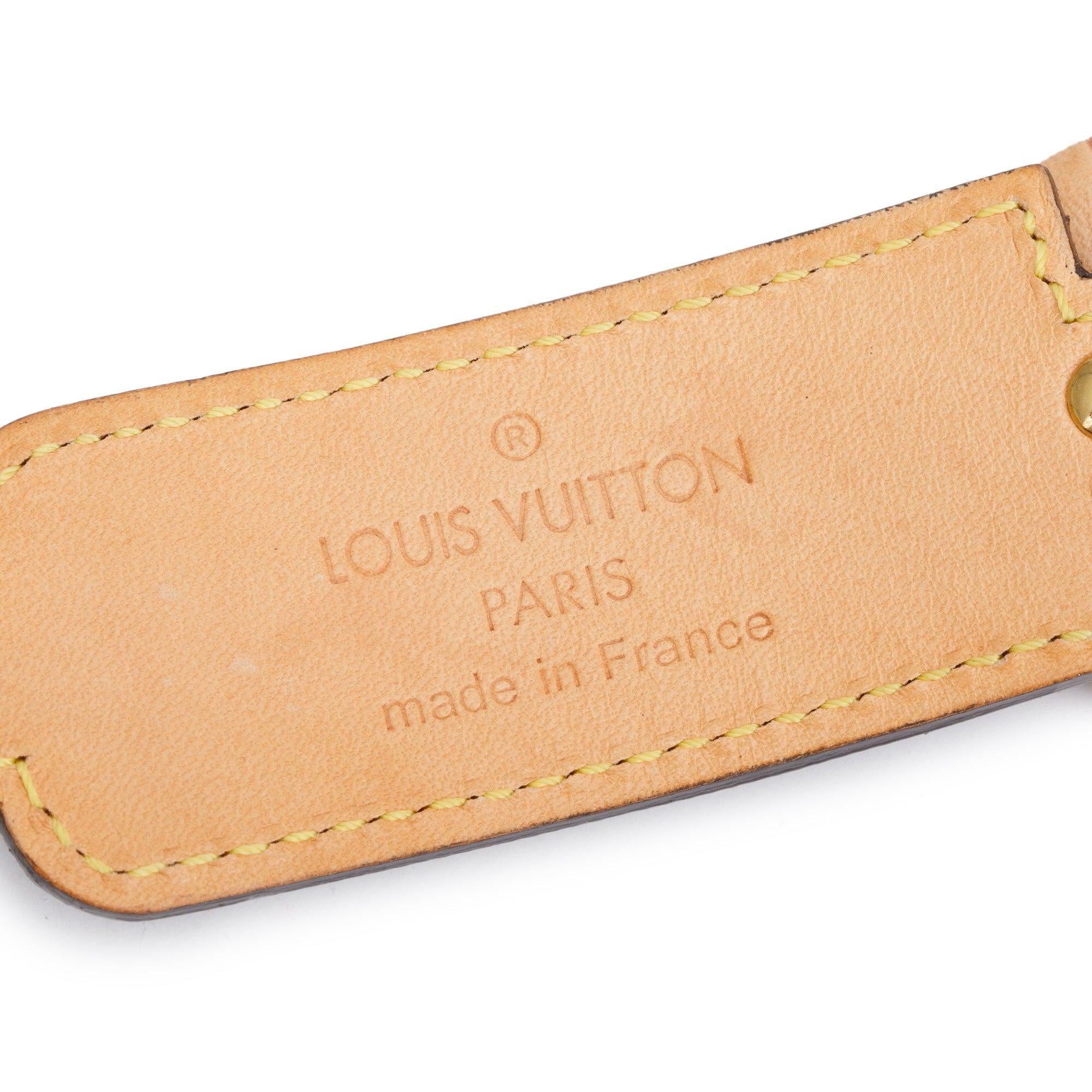 Louis Vuitton Monogram Address ID Wrap Bracelet