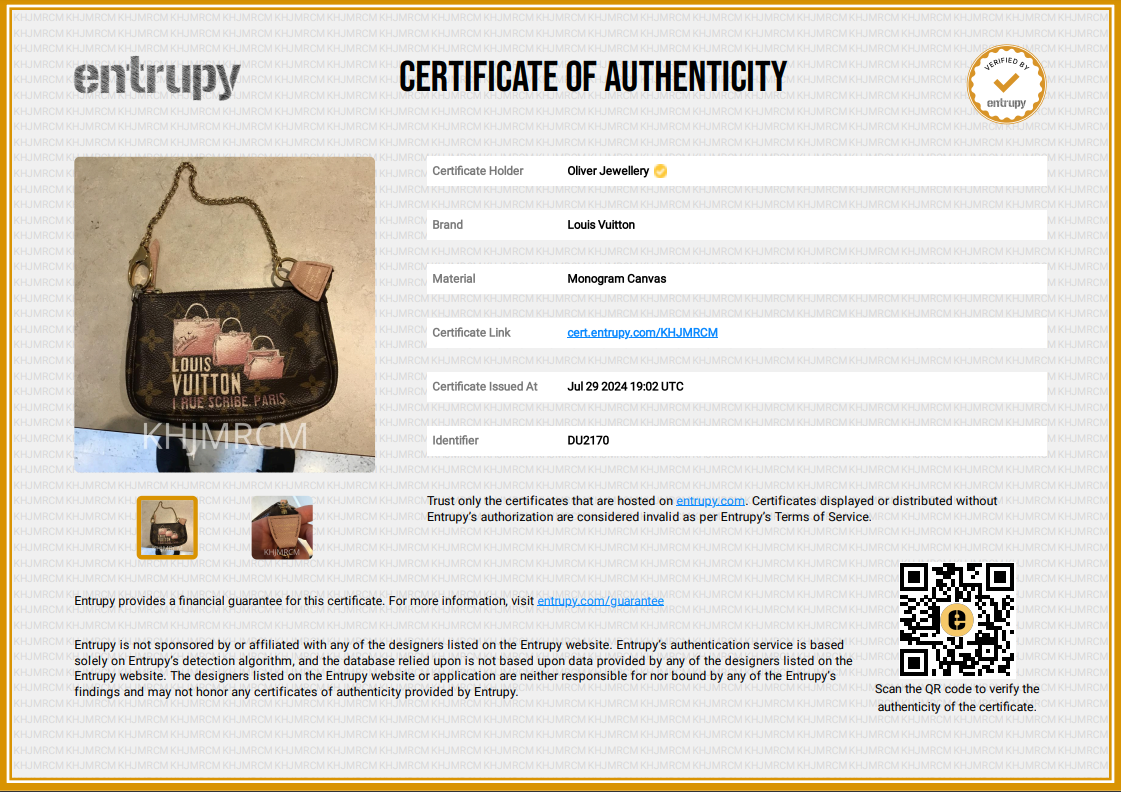 Louis Vuitton Monogram Affiche Mini Pochette Accessories