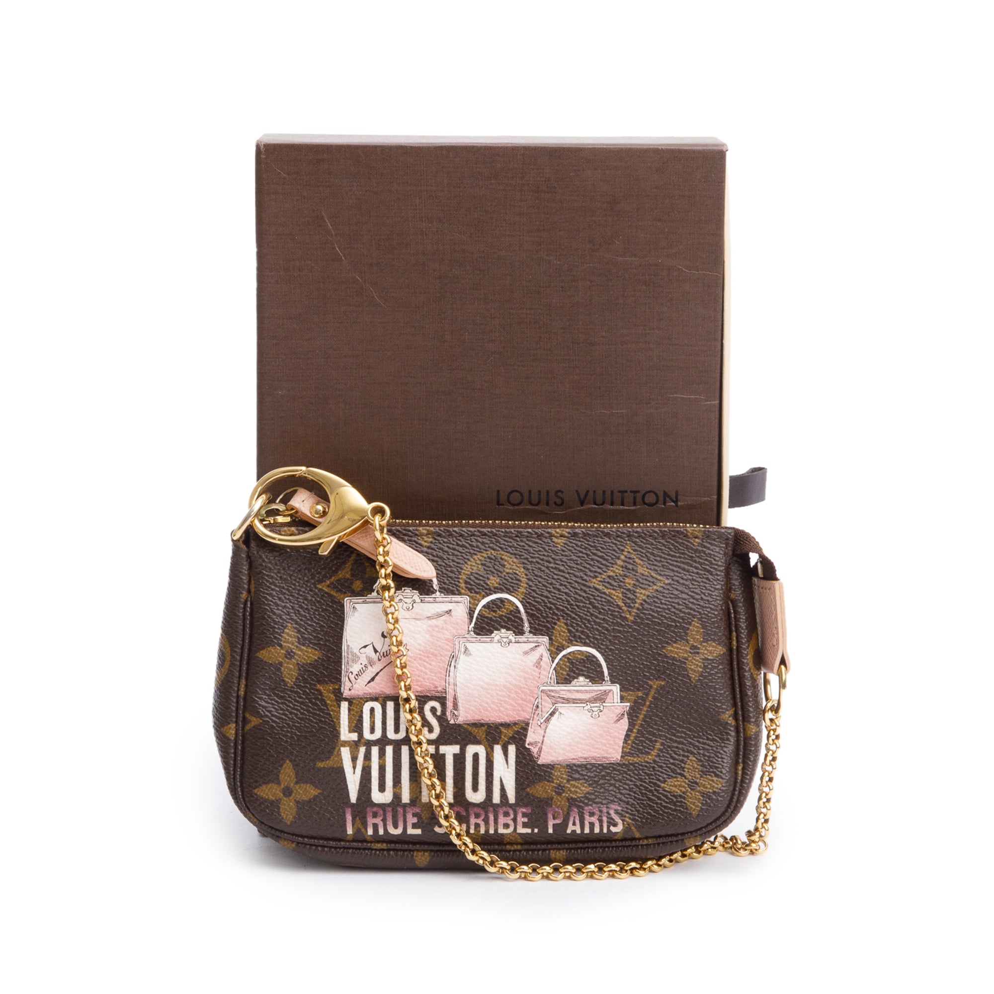 Louis Vuitton Monogram Affiche Mini Pochette Accessories w/ Box
