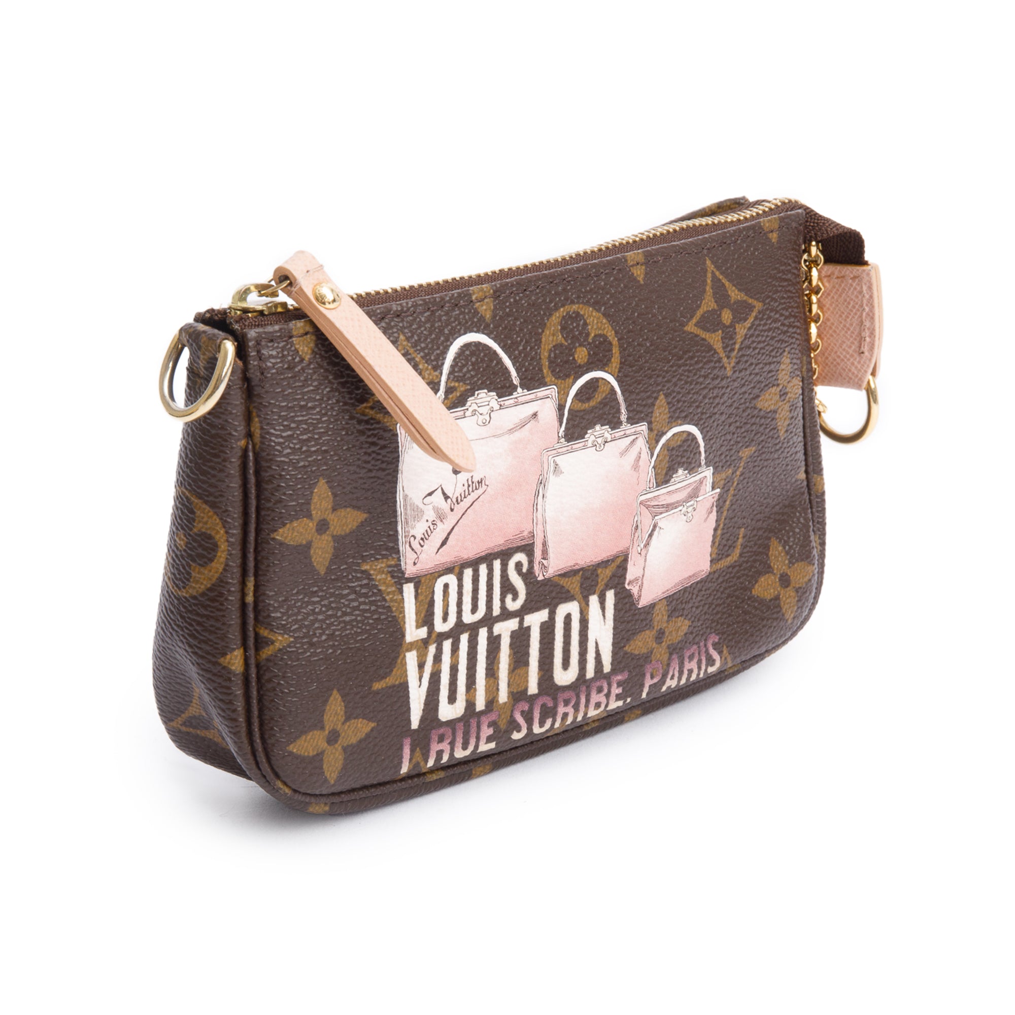 Louis Vuitton Monogram Affiche Mini Pochette Accessories w/ Box