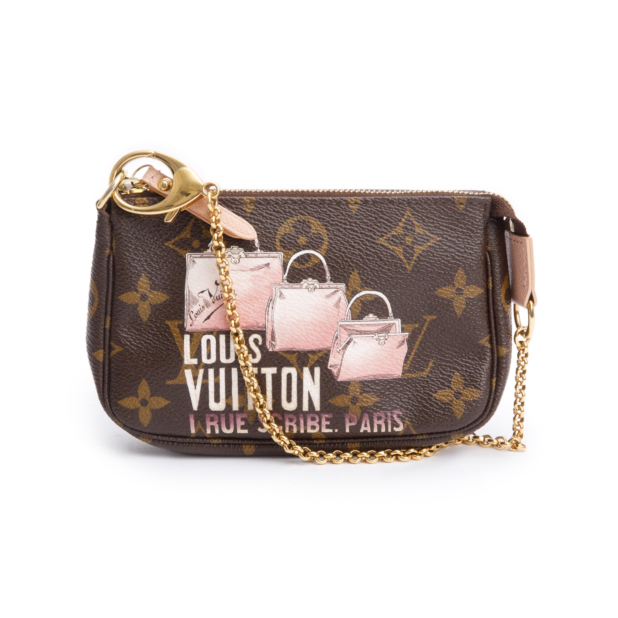 Louis Vuitton Monogram Affiche Mini Pochette Accessories w/ Box