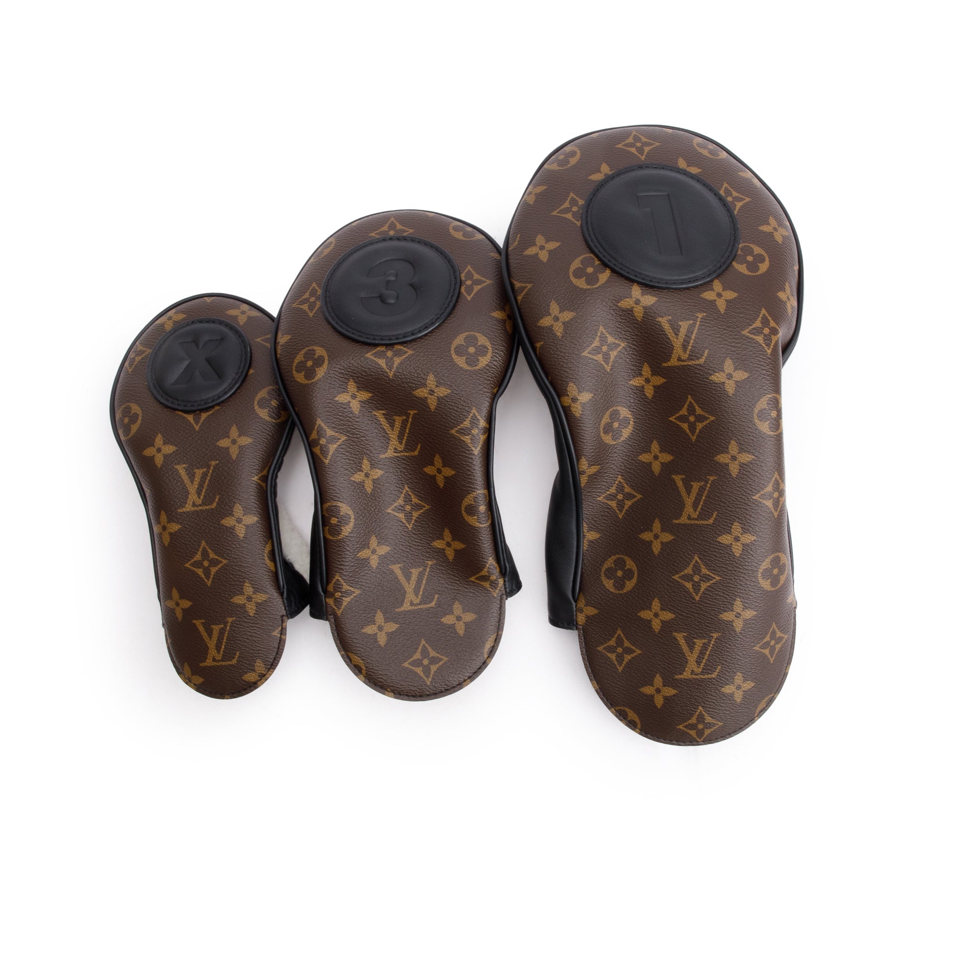 Louis Vuitton Monogram Albatros Golf Head Covers w/ Box