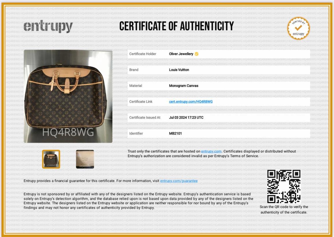 Louis Vuitton Monogram Alize 24 Heures