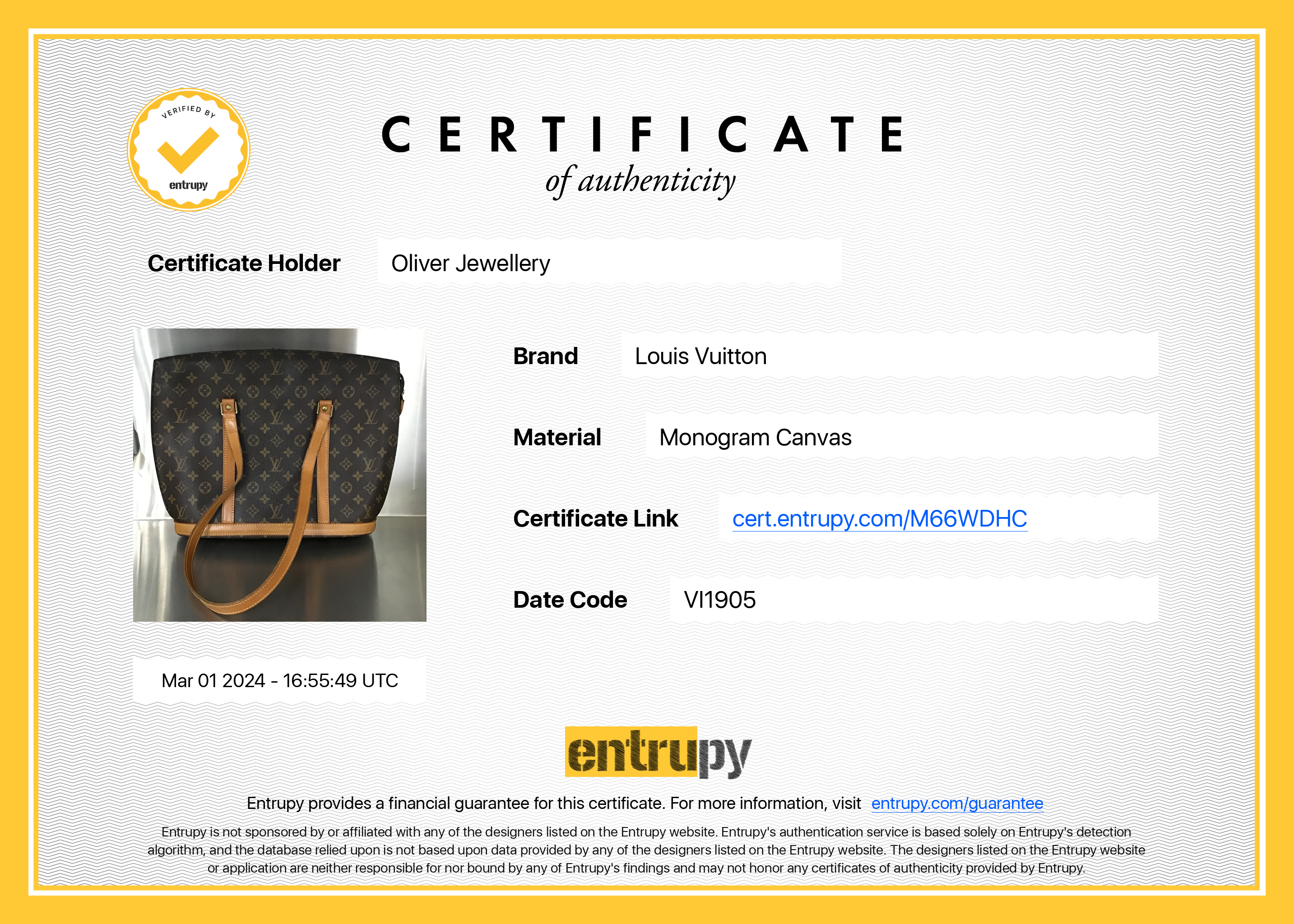 Louis Vuitton Monogram Babylone Tote