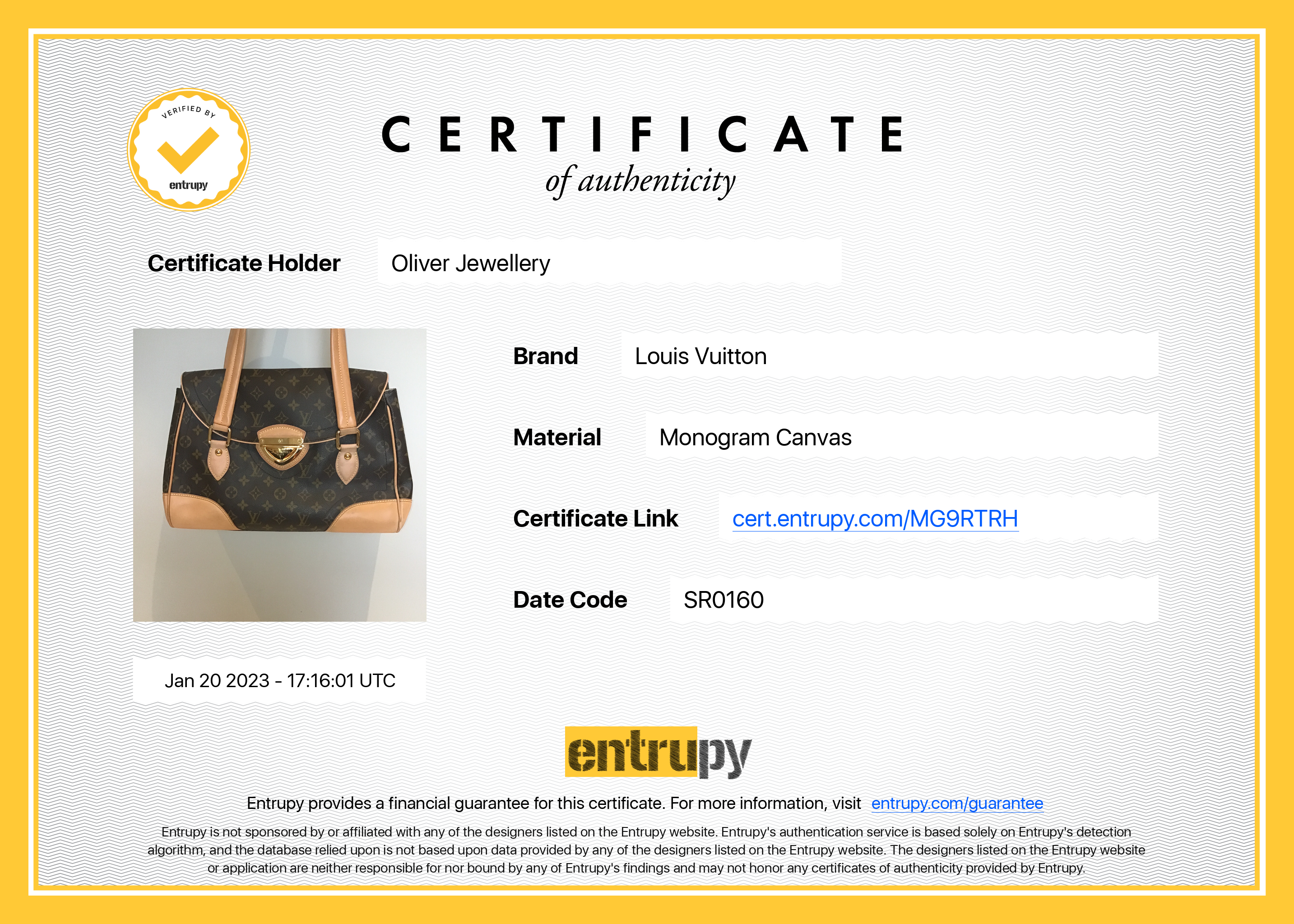 Louis Vuitton Monogram Beverly GM