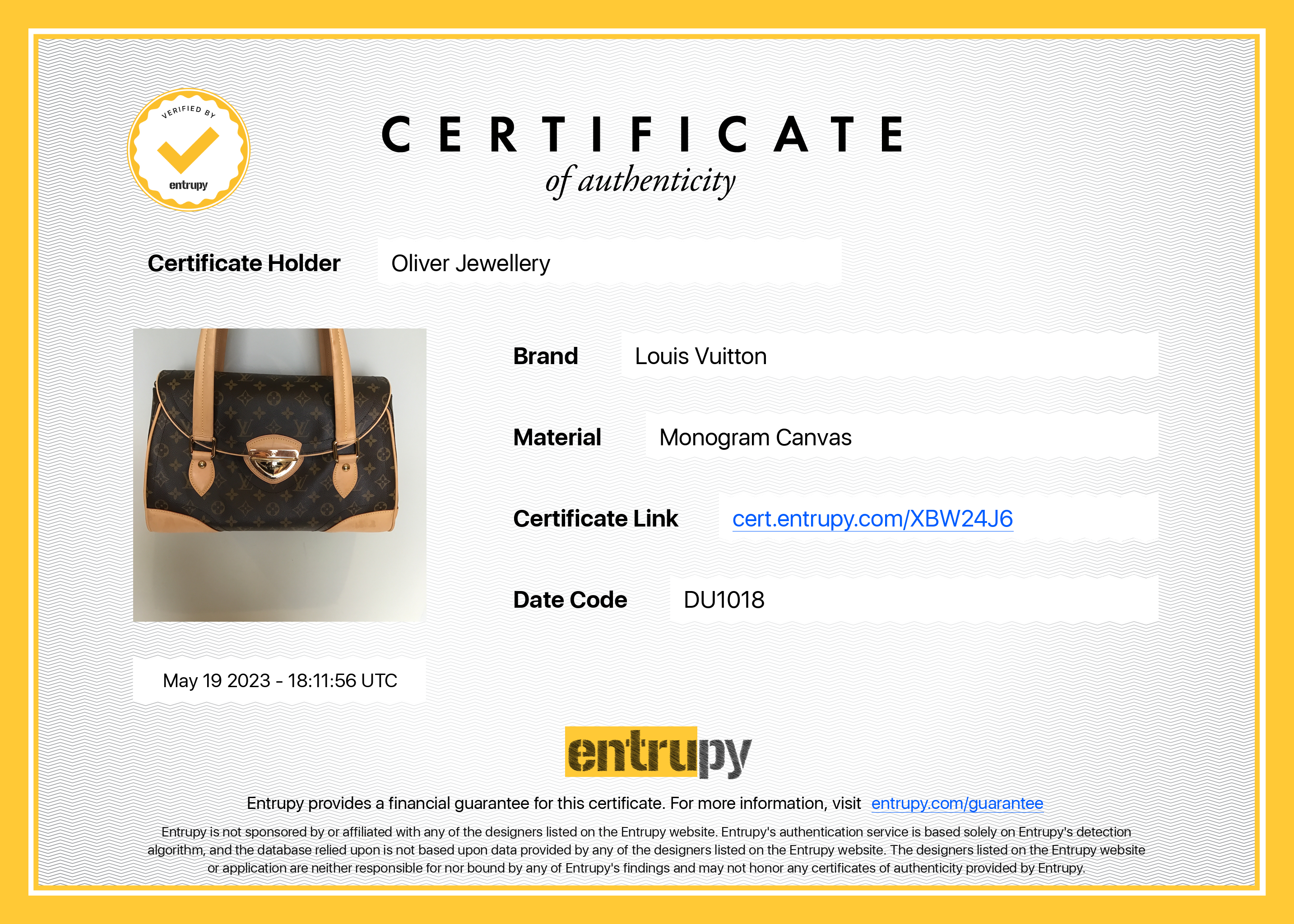 Louis Vuitton Monogram Beverly GM