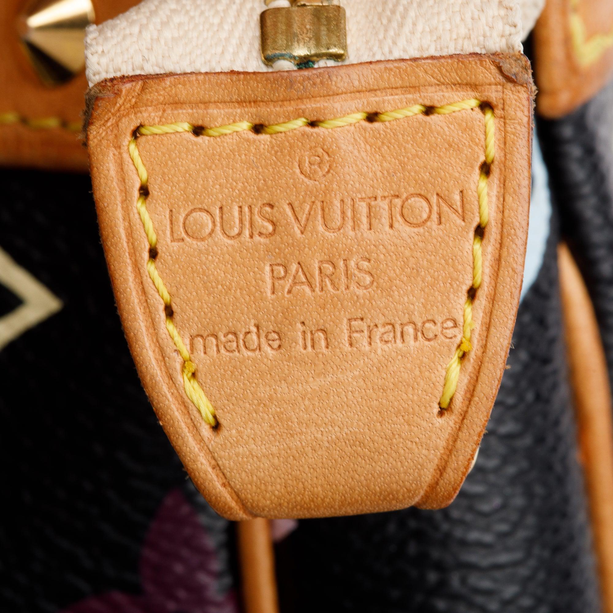 Louis Vuitton Monogram Black Multicolore Pochette Accessories