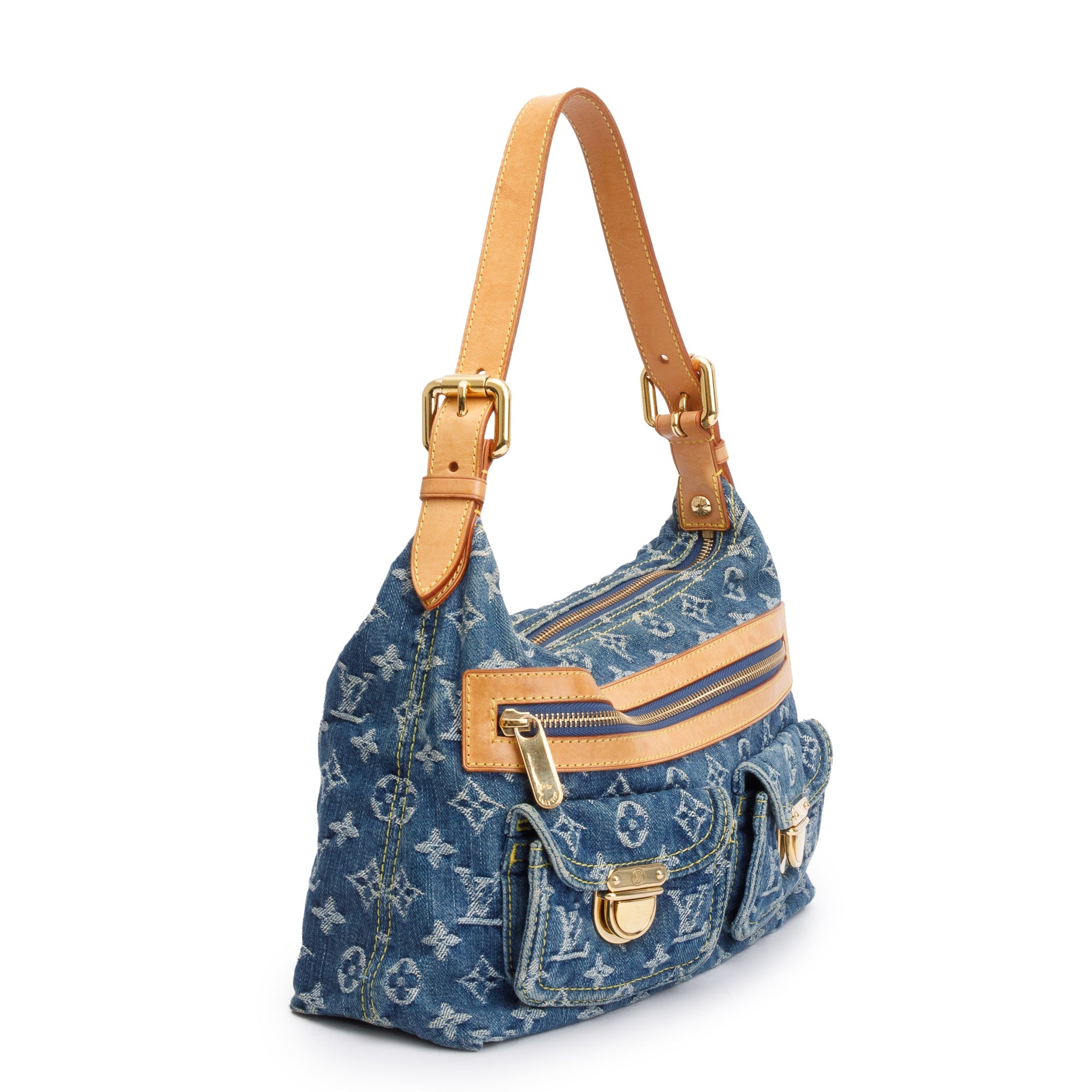 Louis Vuitton Monogram Blue Denim Baggy PM