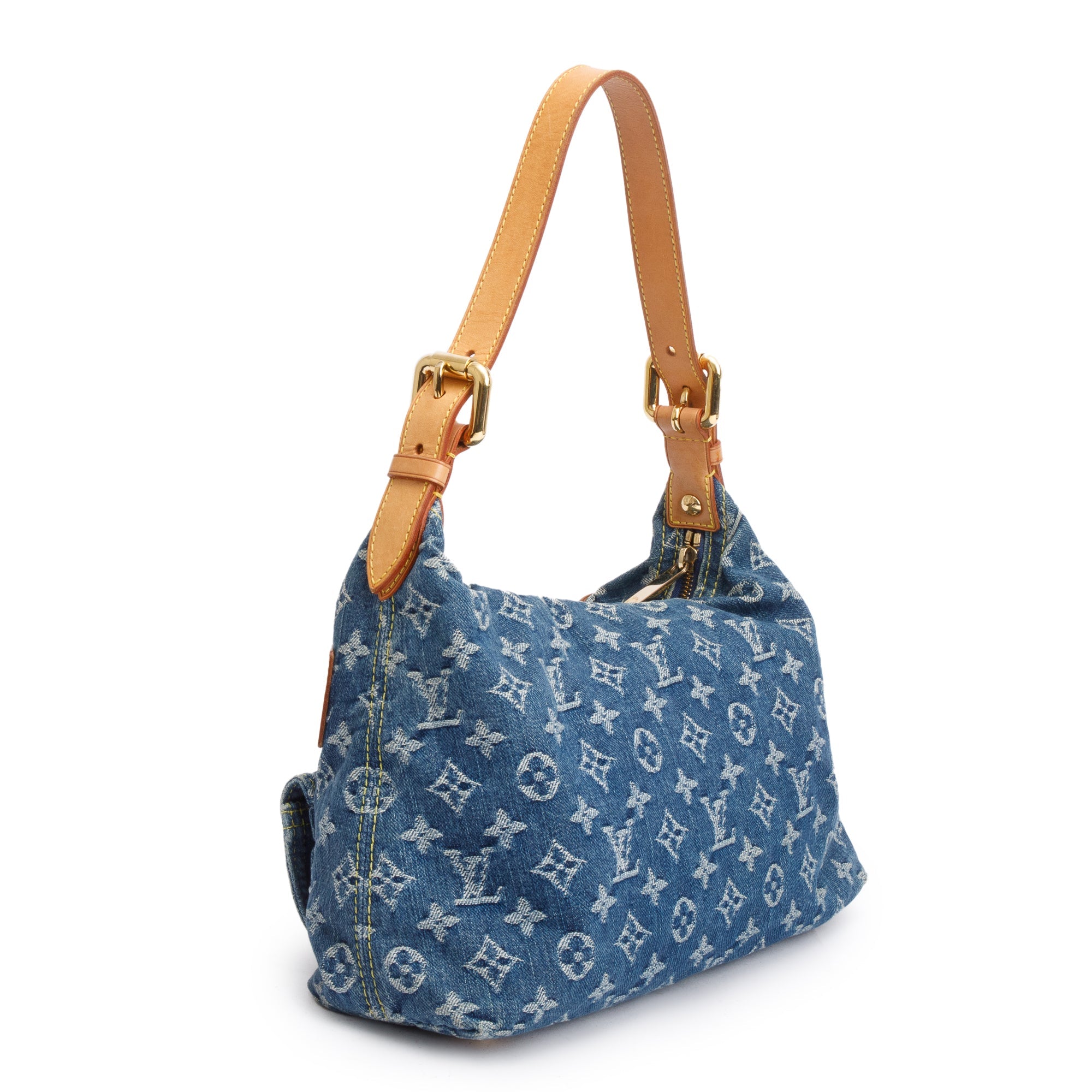 Louis Vuitton Monogram Blue Denim Baggy PM