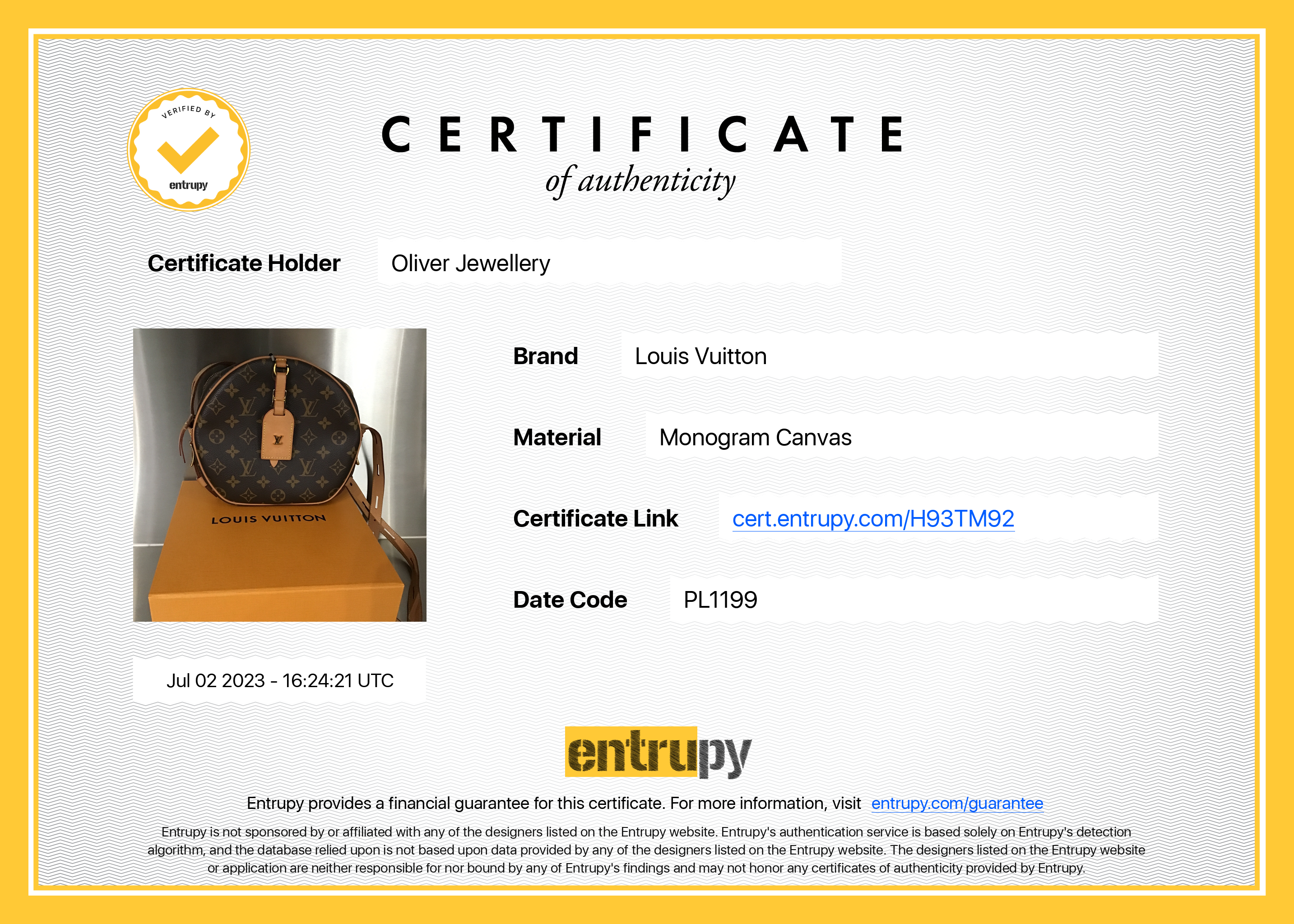 Louis Vuitton Monogram Boite Chapeau Souple MM w/Box