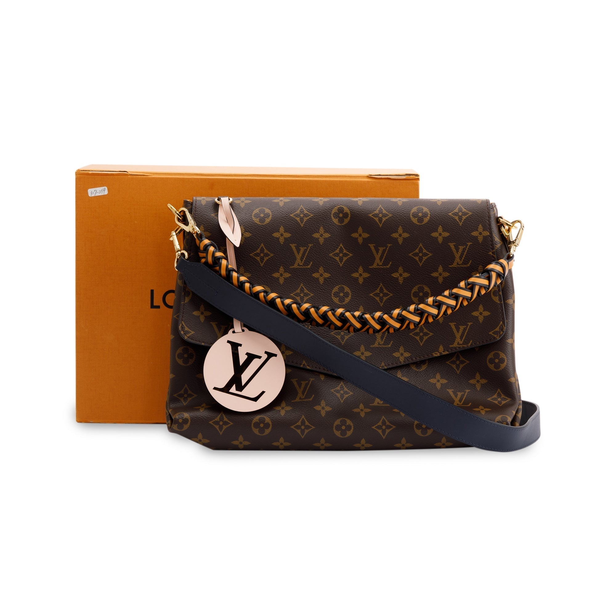 Louis Vuitton Monogram Braided Handle Beaubourg MM w/ Box