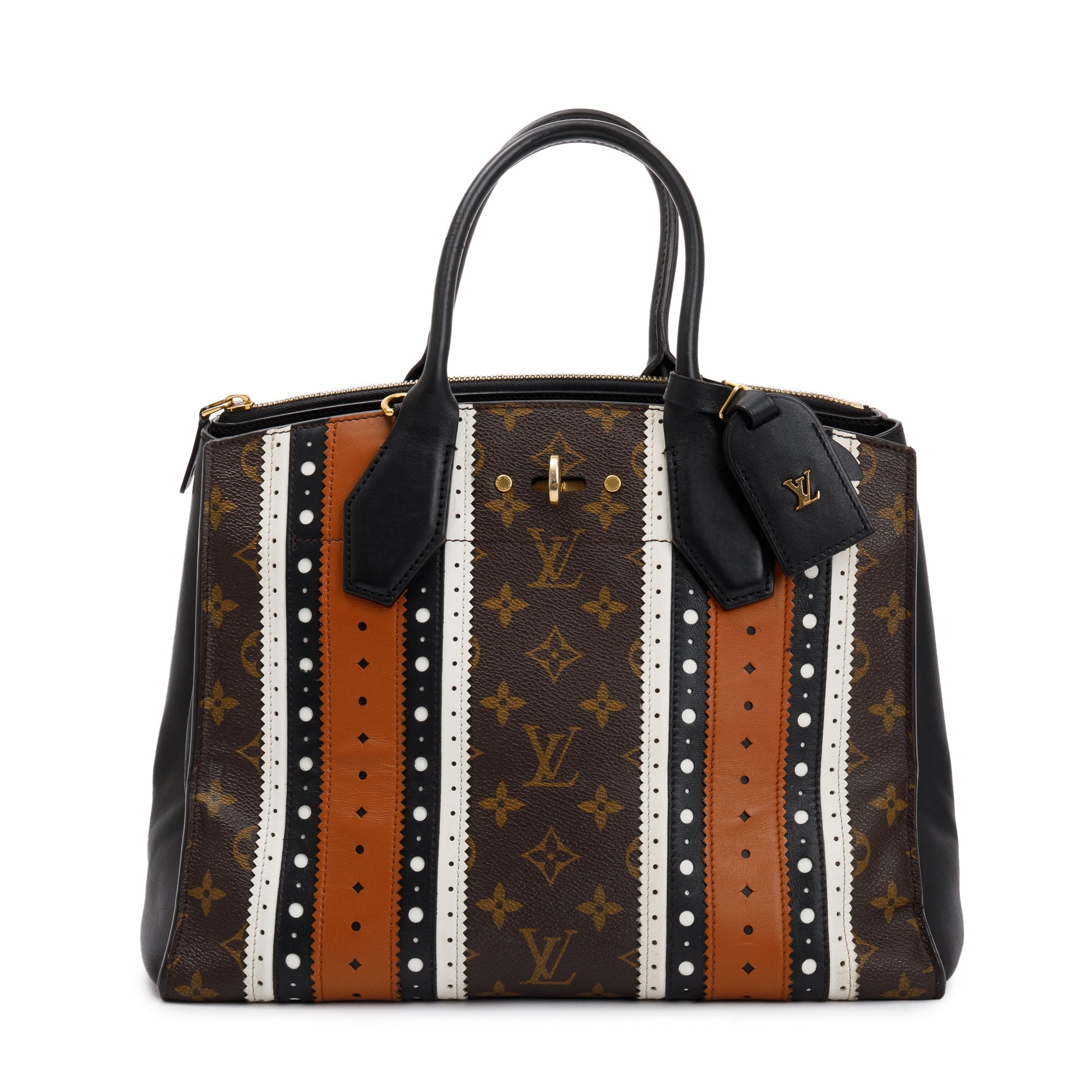 Louis Vuitton Monogram Brogue City Steamer MM w/ Strap