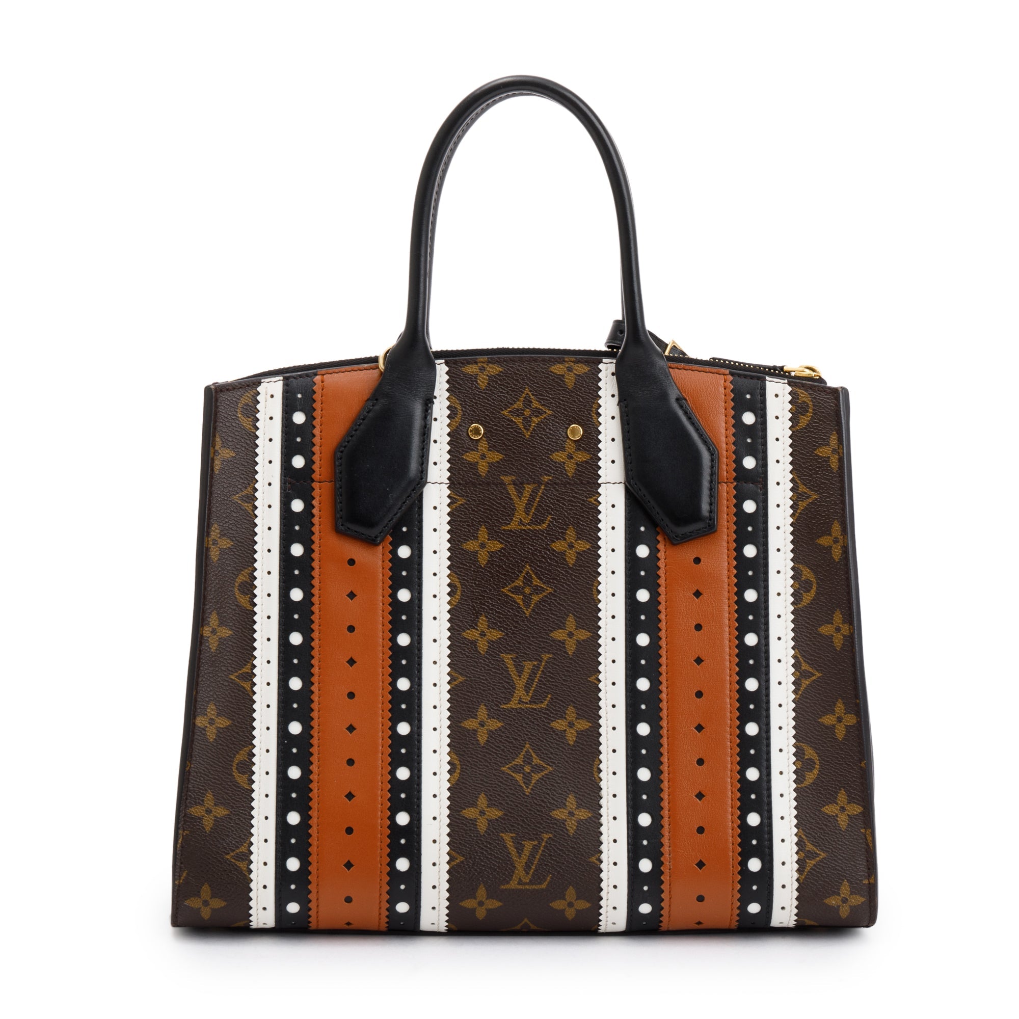 Louis Vuitton Monogram Brogue City Steamer MM w/ Strap, Box & Receipt