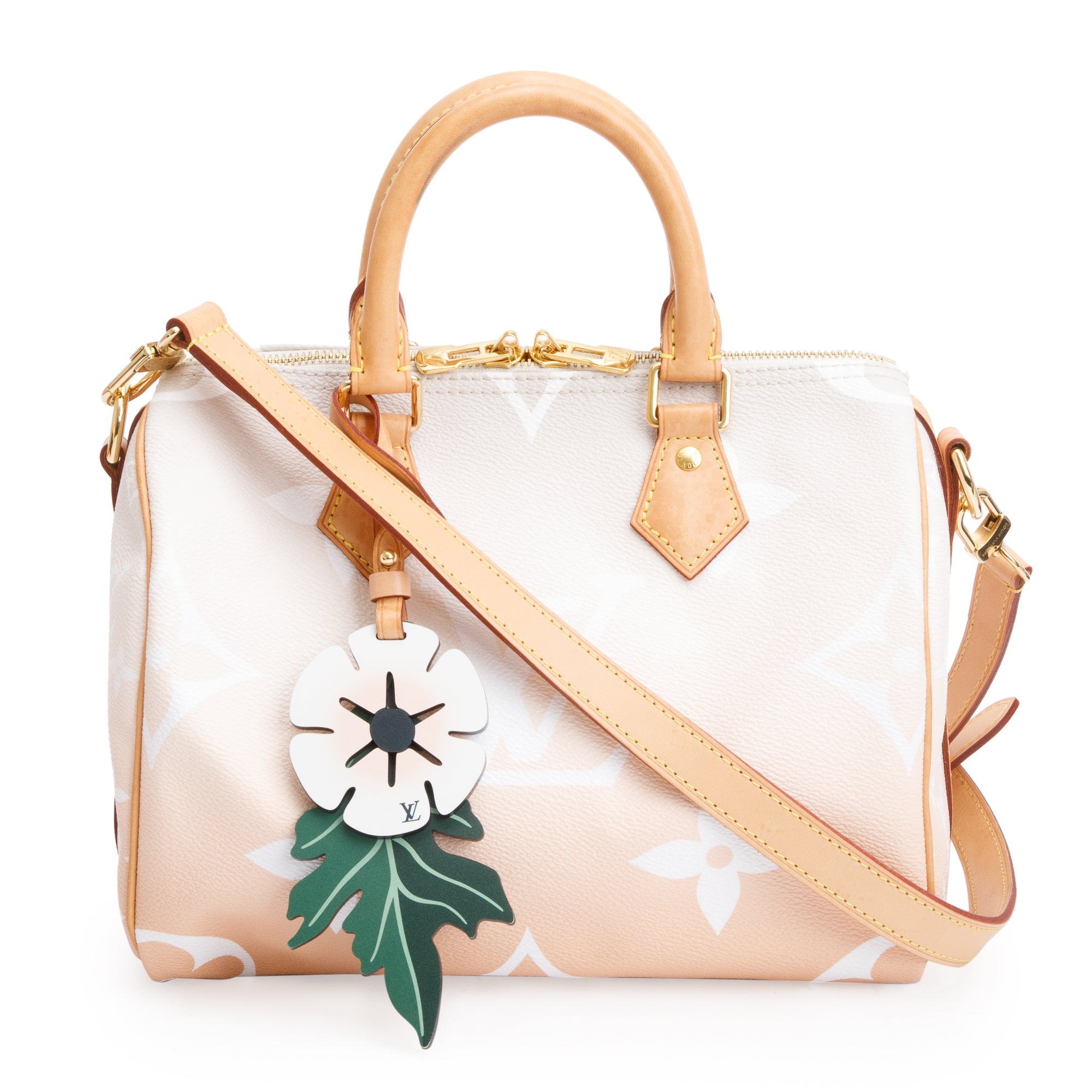 Louis Vuitton Monogram By The Pool Speedy Bandouliere 25 w/ Strap