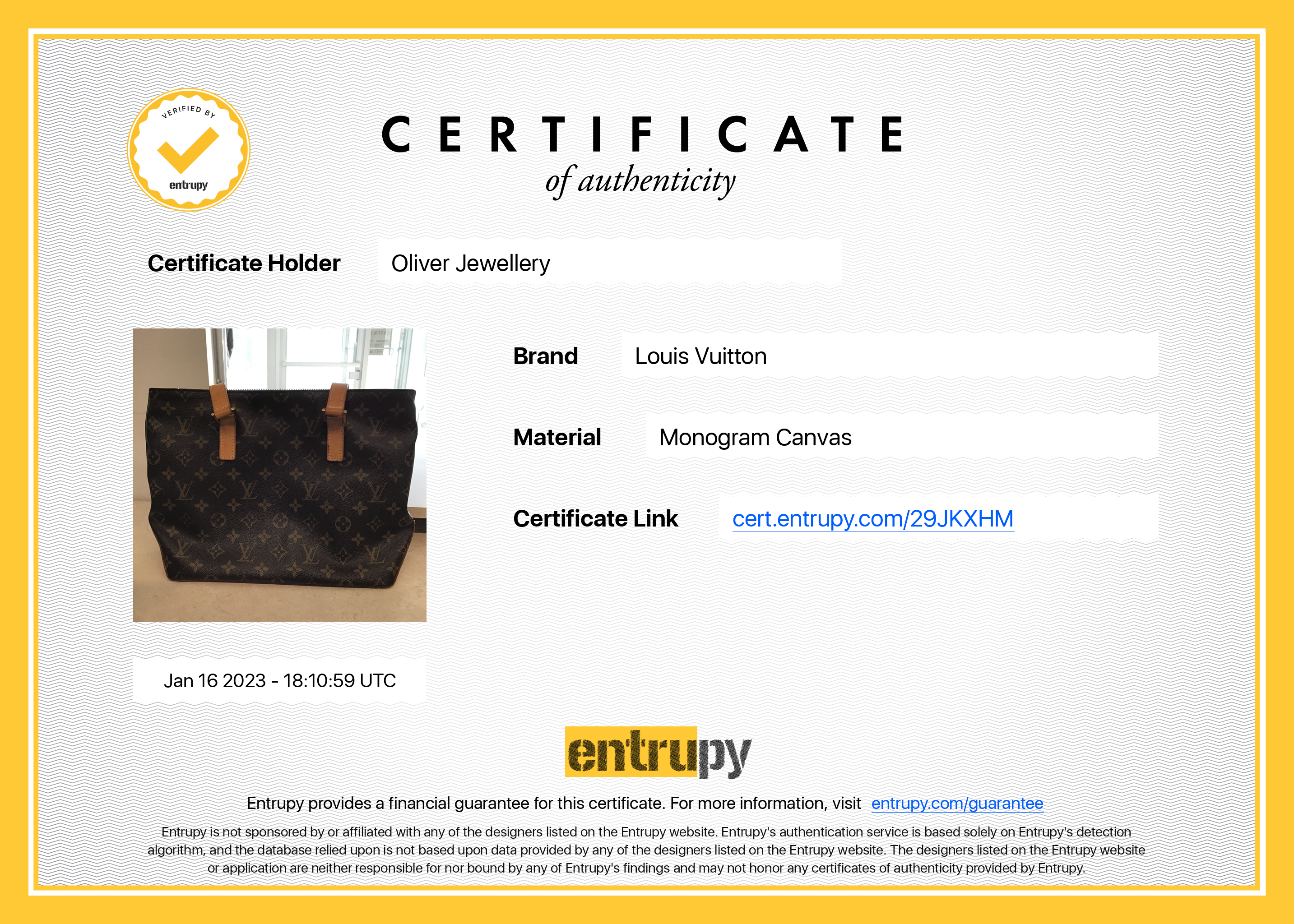 Louis Vuitton Monogram Cabas Piano Tote