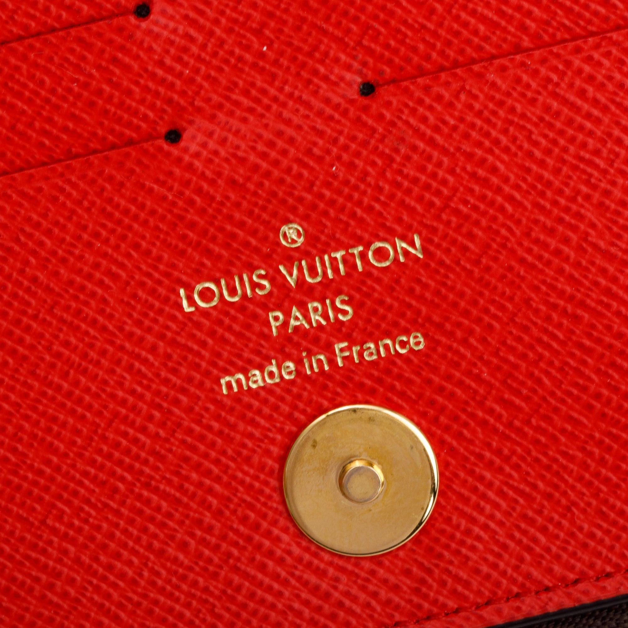 Louis Vuitton Monogram Canvas Adele Wallet w/ Box