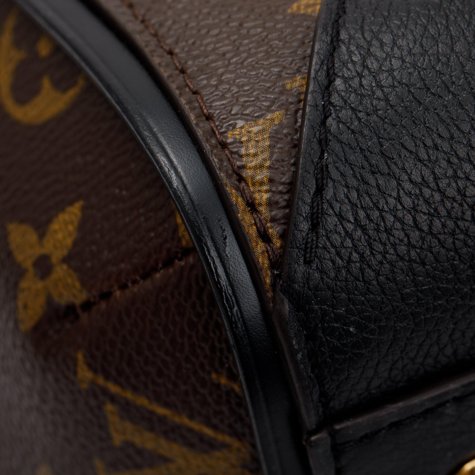 Louis Vuitton Monogram Canvas & Black Calfskin Leather Kimono MM