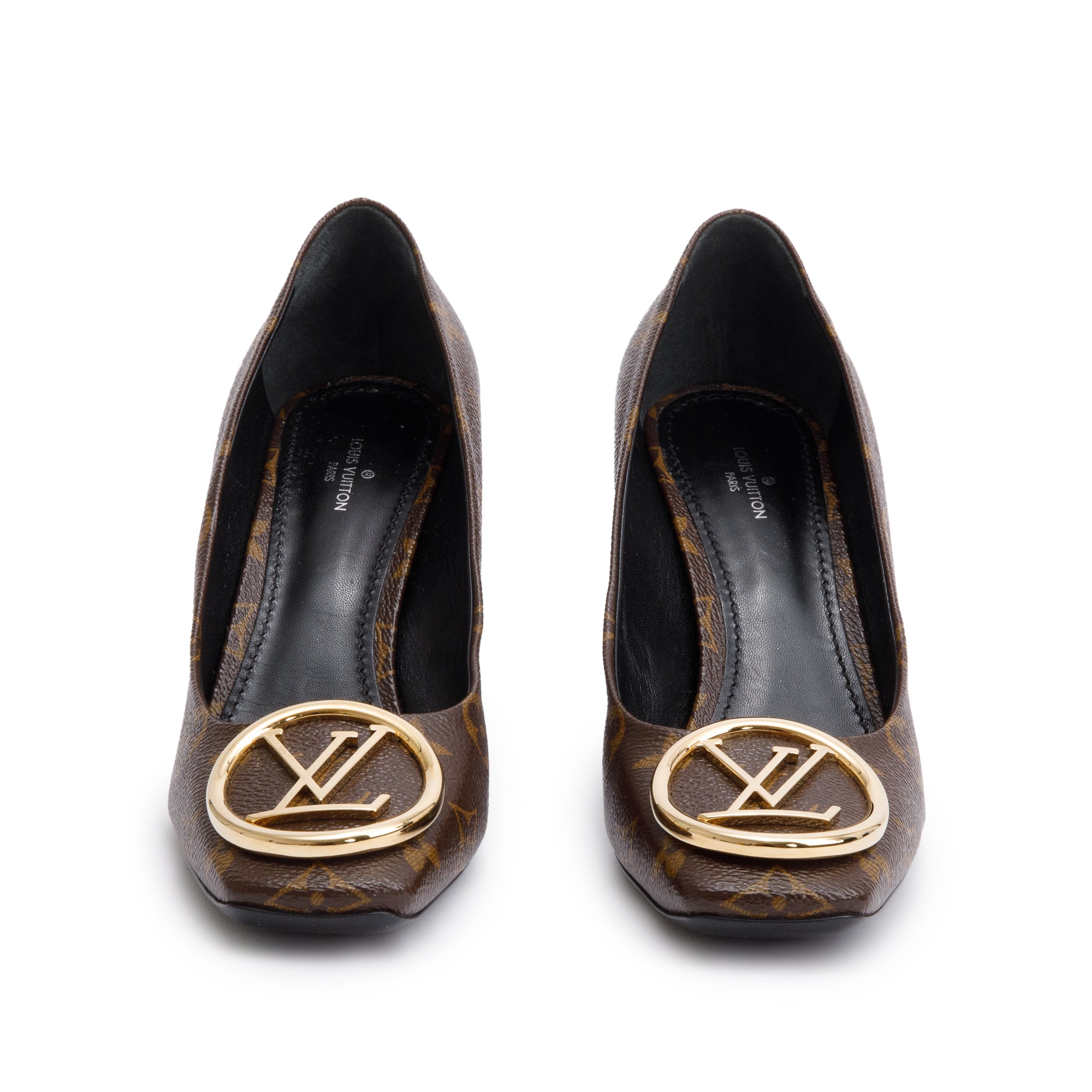 Louis Vuitton Monogram Canvas LV Madeleine Pumps, Size 39.5