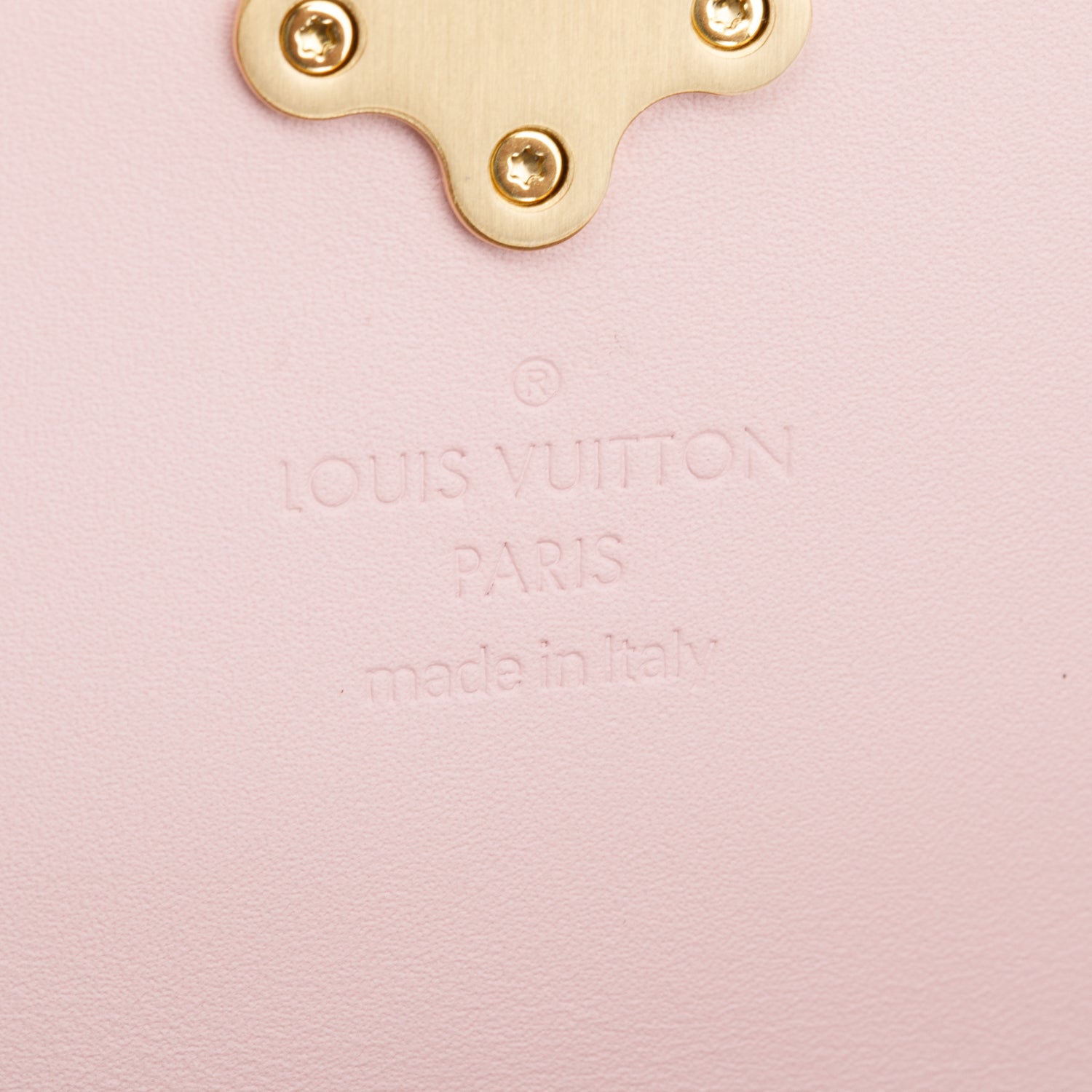 Louis Vuitton Monogram Canvas Pink Vernis Cherrywood Wallet w/ Box