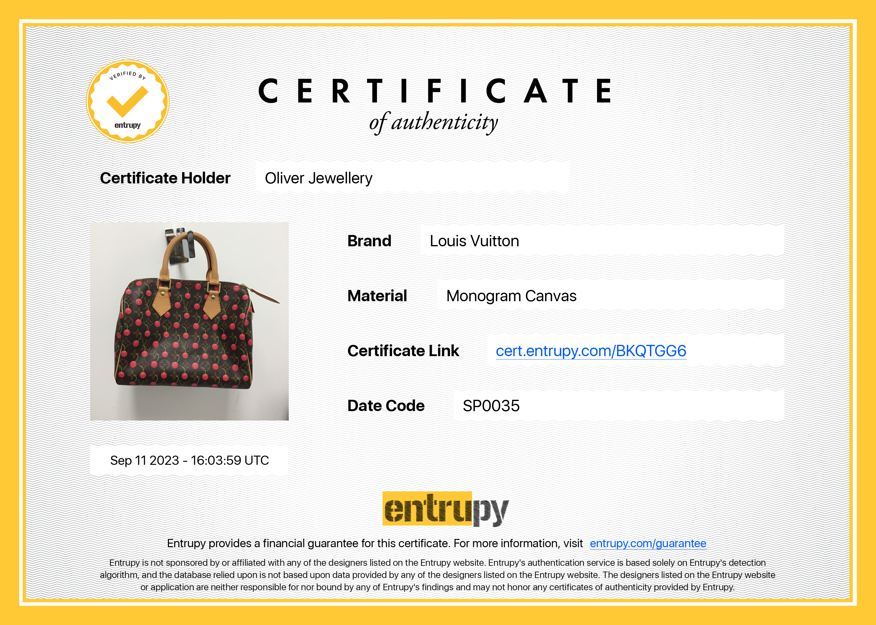 Louis Vuitton Monogram Cerise Speedy 25