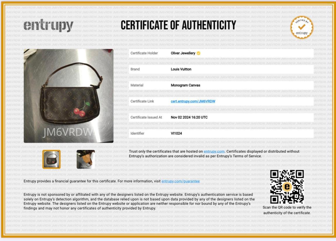 Louis Vuitton Monogram Cerises Pochette Accessories