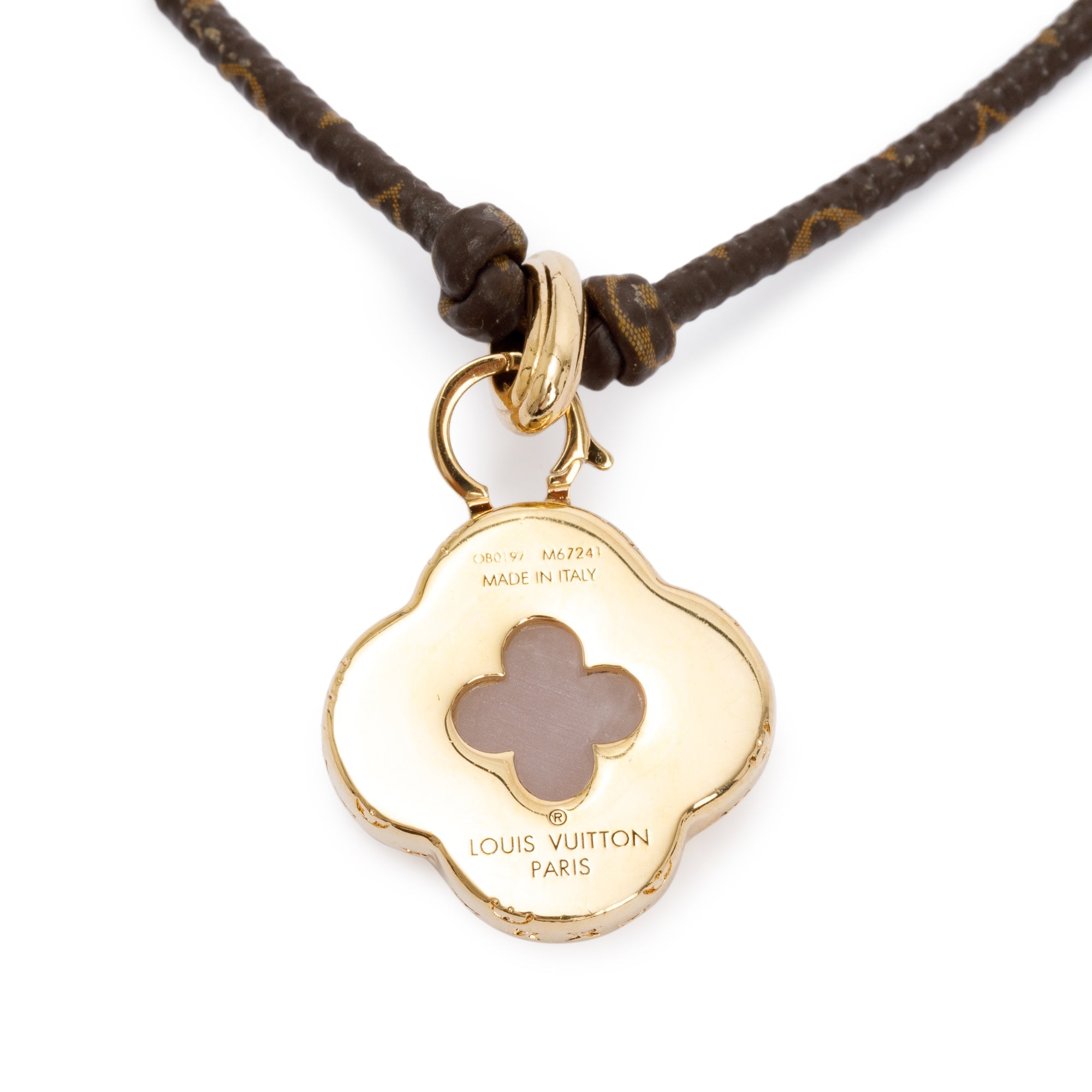 Louis Vuitton Monogram Collier Code Into Me Choker Necklace