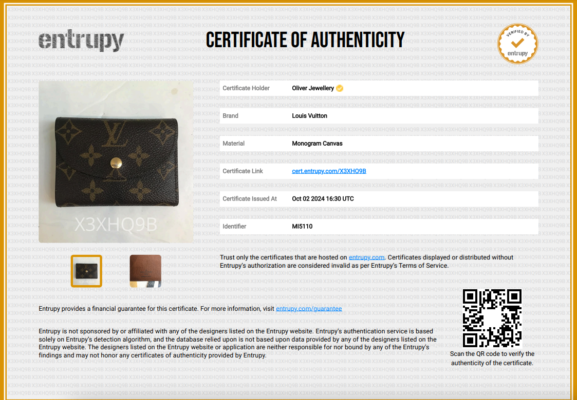 Louis Vuitton Monogram Compact Wallet w/ Box