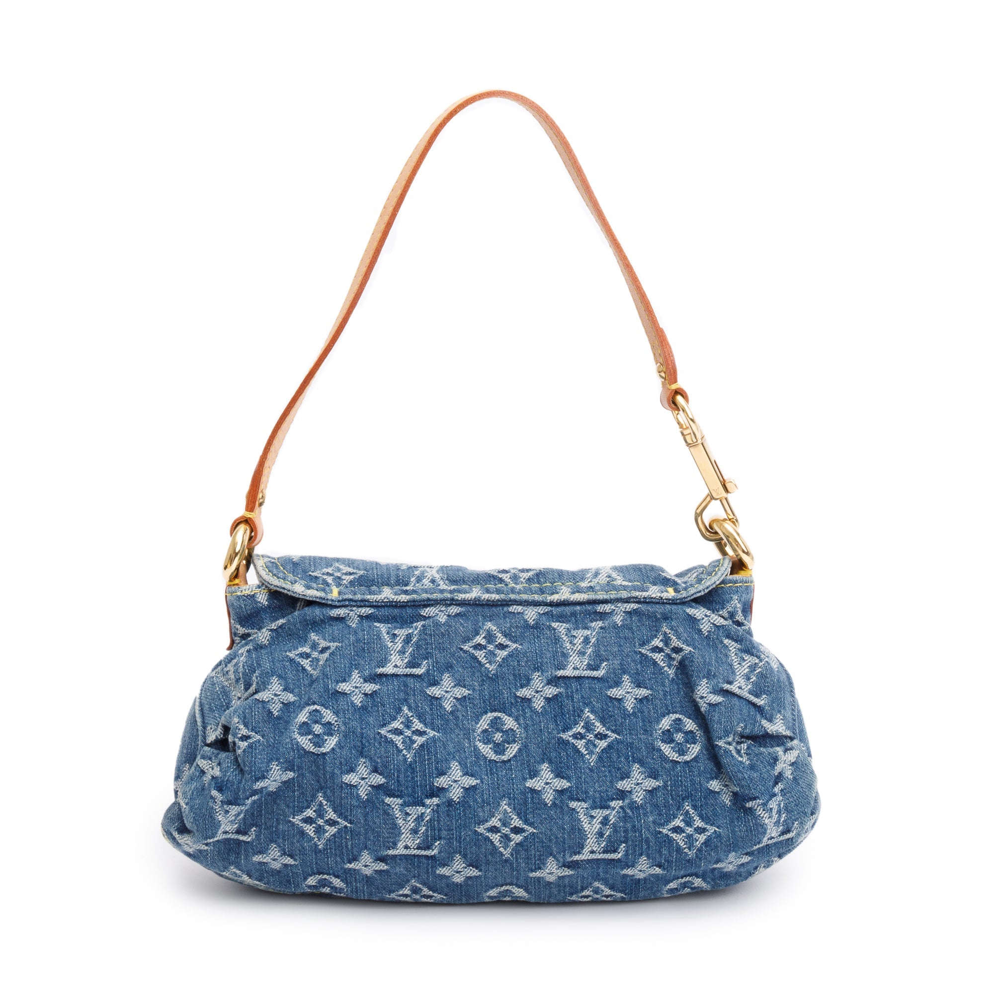 Louis Vuitton Monogram Denim Mini Pleaty Bag