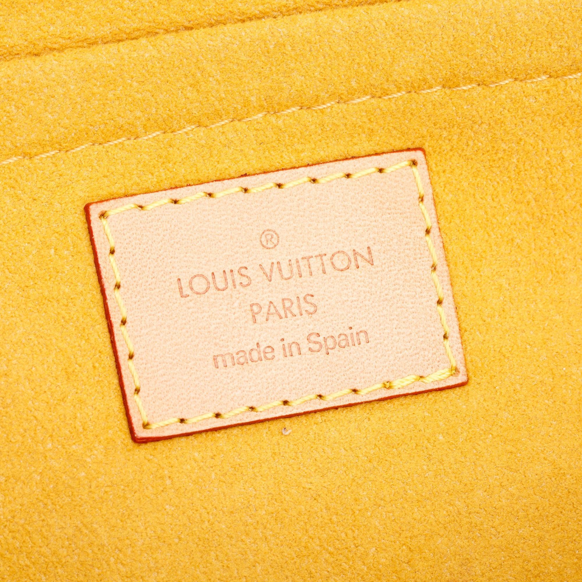 Louis Vuitton Monogram Denim Mini Pleaty Bag