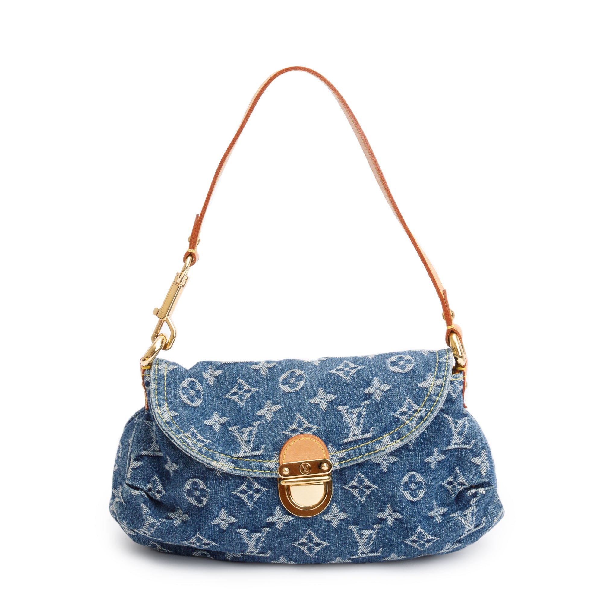 Louis Vuitton Monogram Denim Mini Pleaty Bag