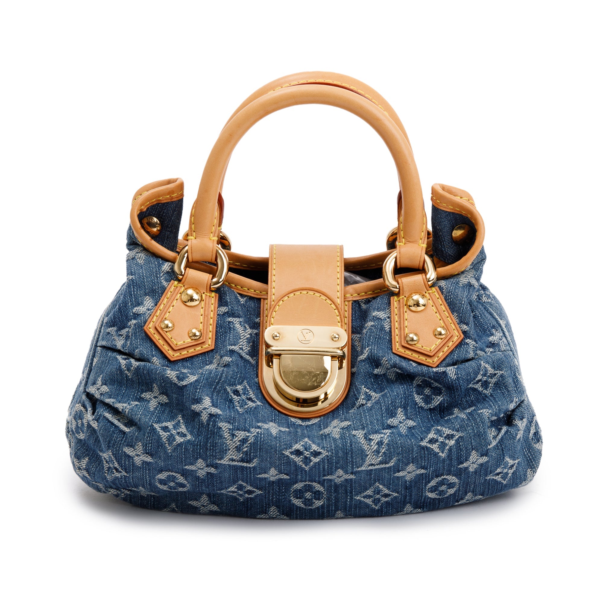 Louis Vuitton Monogram Denim Small Pleaty Bag