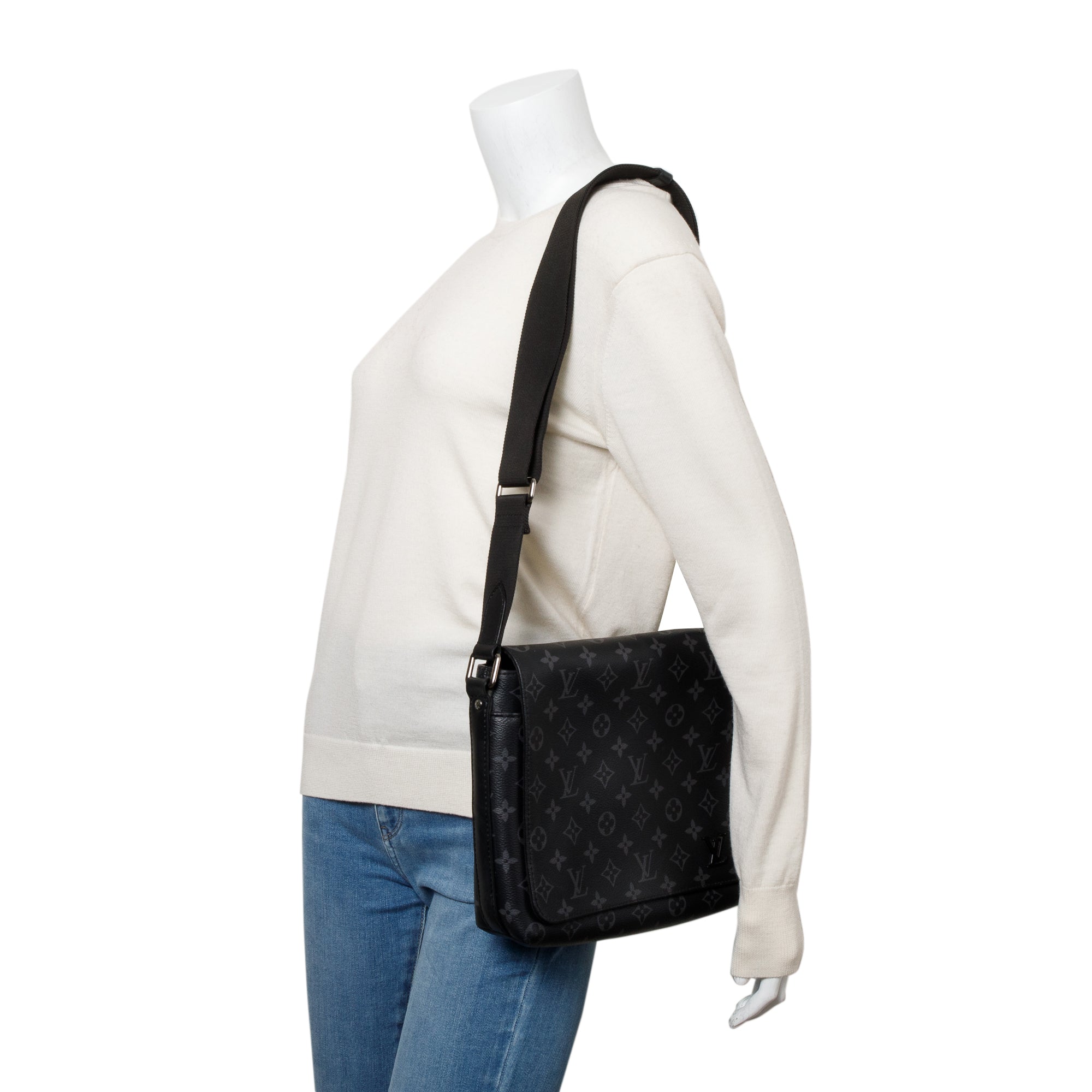 Louis Vuitton Monogram Eclipse District PM Bag