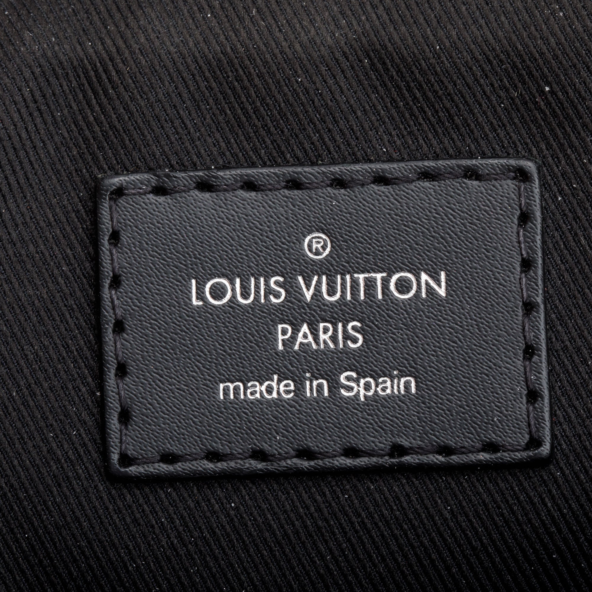Louis Vuitton Monogram Eclipse District PM Bag w/ Box