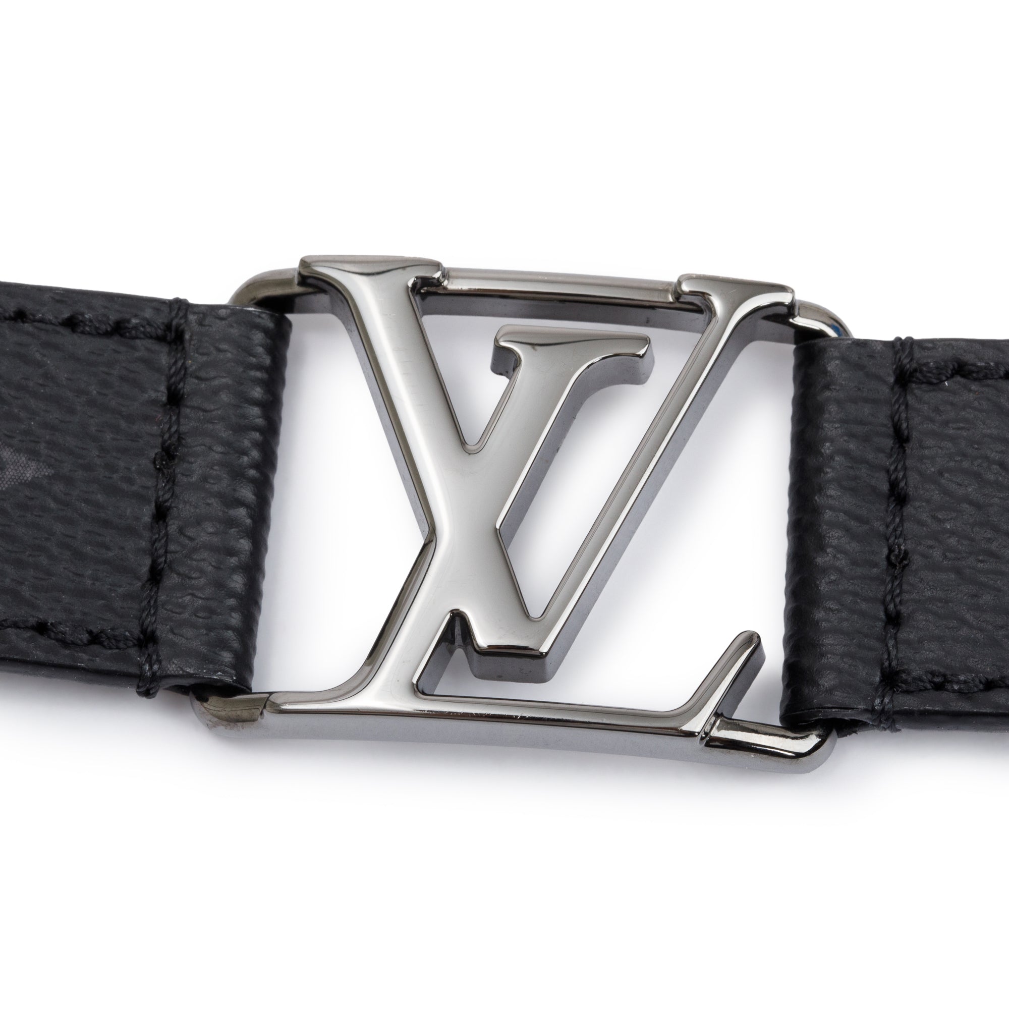 Louis Vuitton Monogram Eclipse Hockenheim Bracelet w/ Box