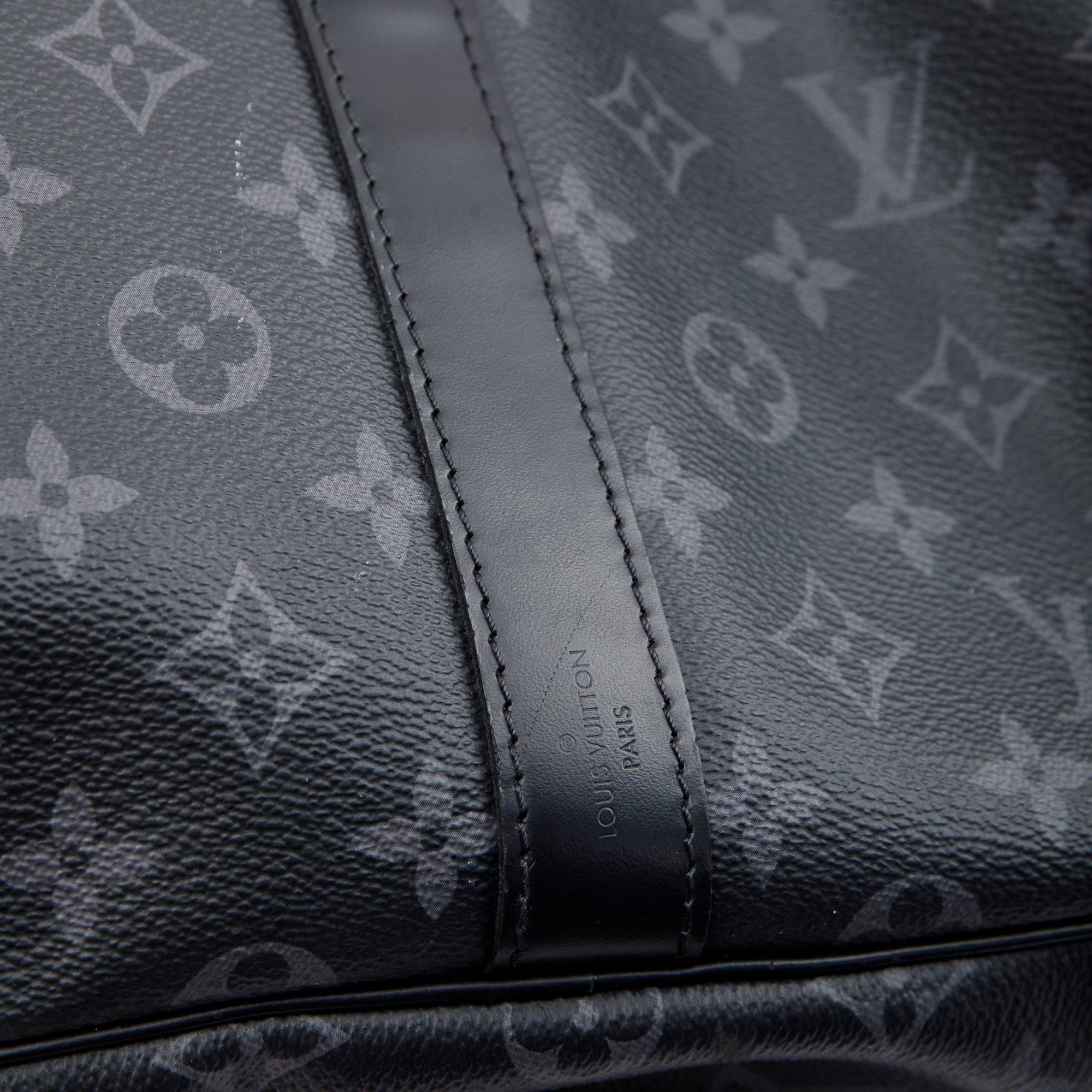 Louis Vuitton Monogram Eclipse Keepall Bandouliere 55