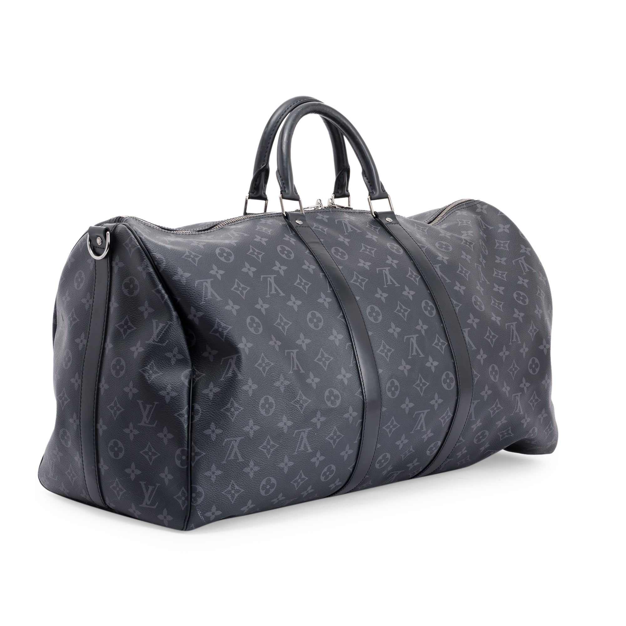 Louis Vuitton Monogram Eclipse Keepall Bandouliere 55