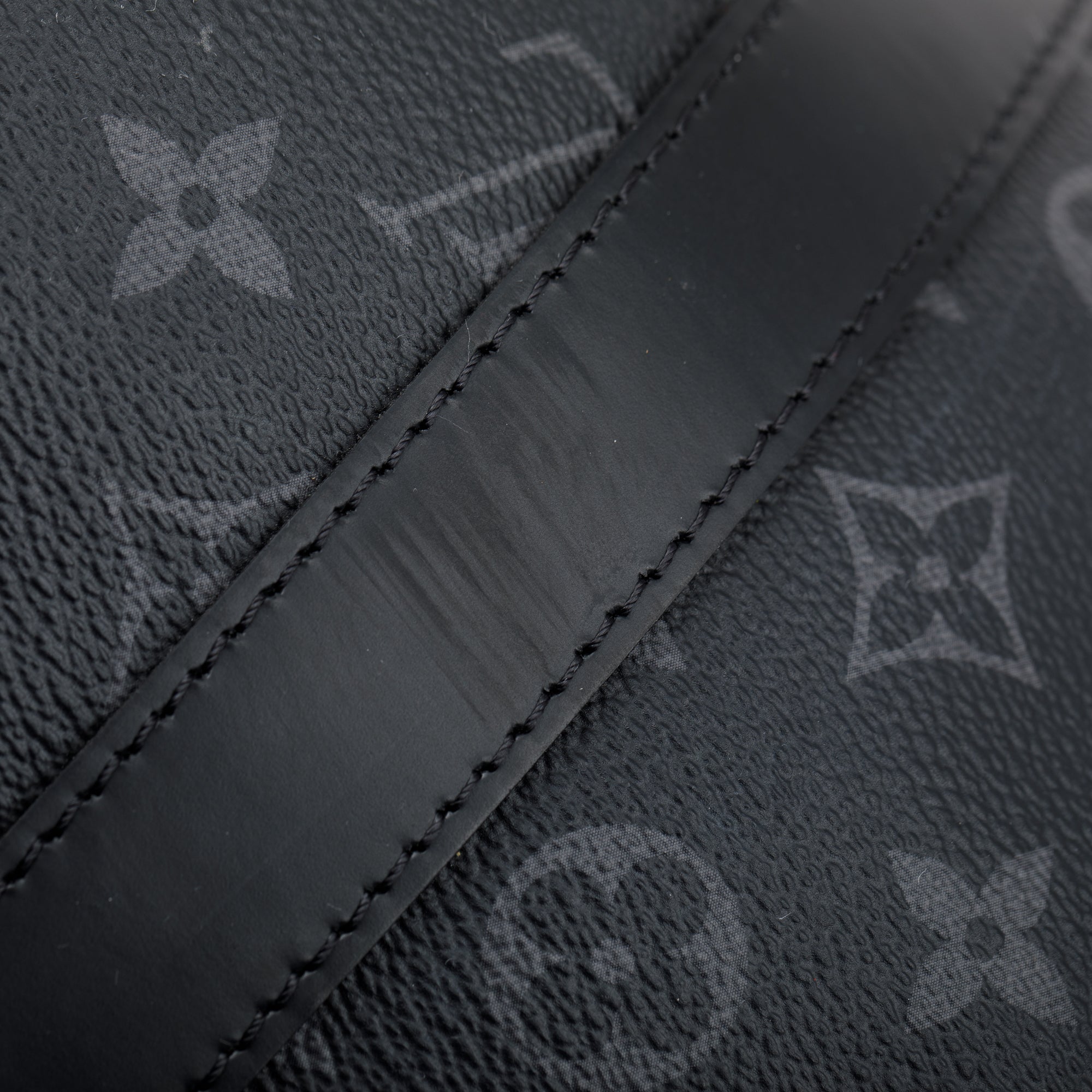 Louis Vuitton Monogram Eclipse Keepall Bandouliere 55 w/ Strap