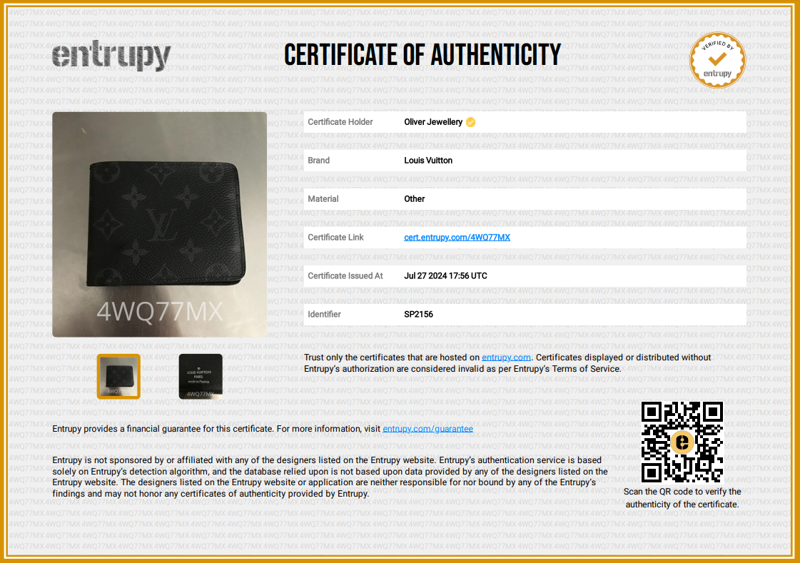 Louis Vuitton Monogram Eclipse Multiple Wallet