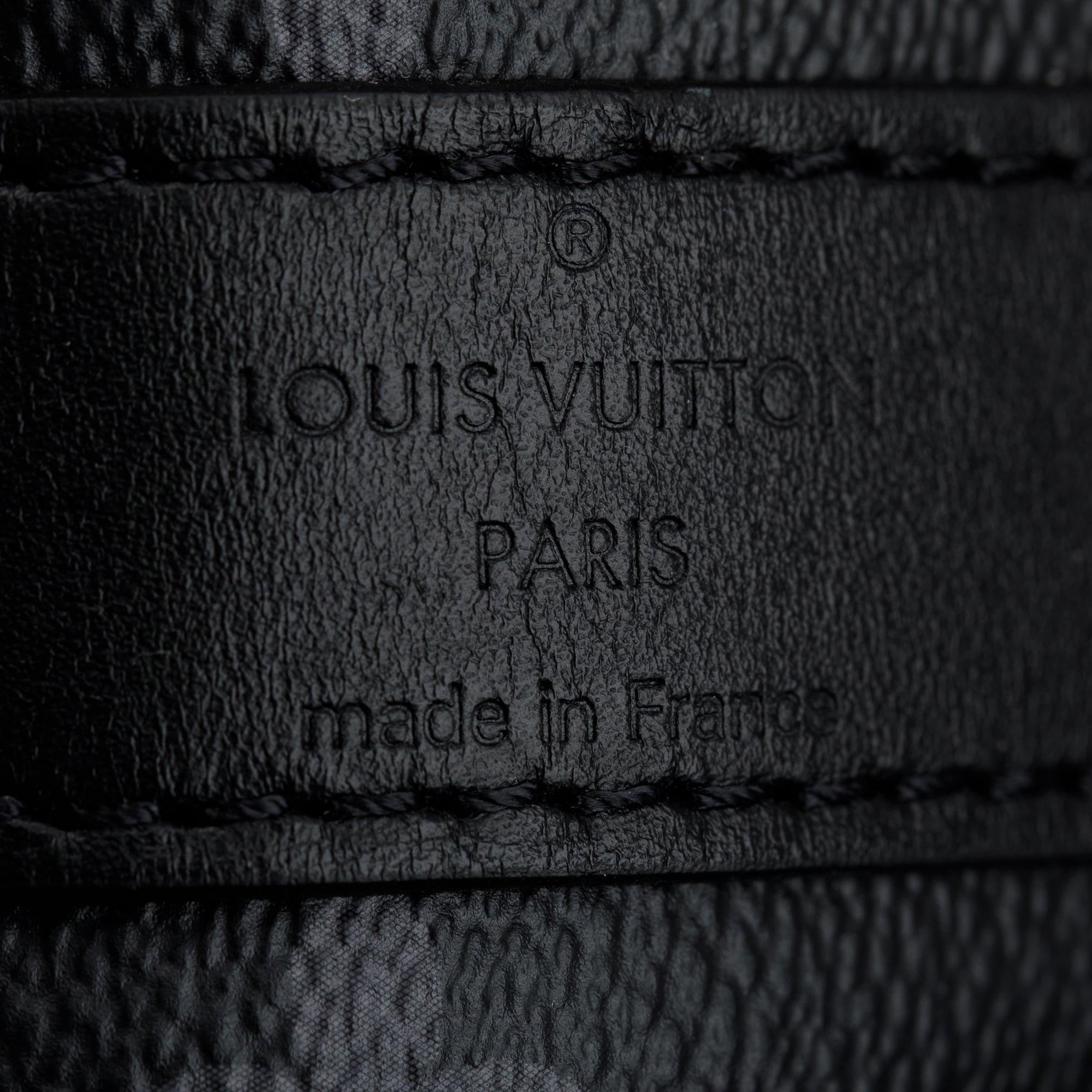 Louis Vuitton Monogram Eclipse Reverse Keepall Bandouliere 50 w/ Strap