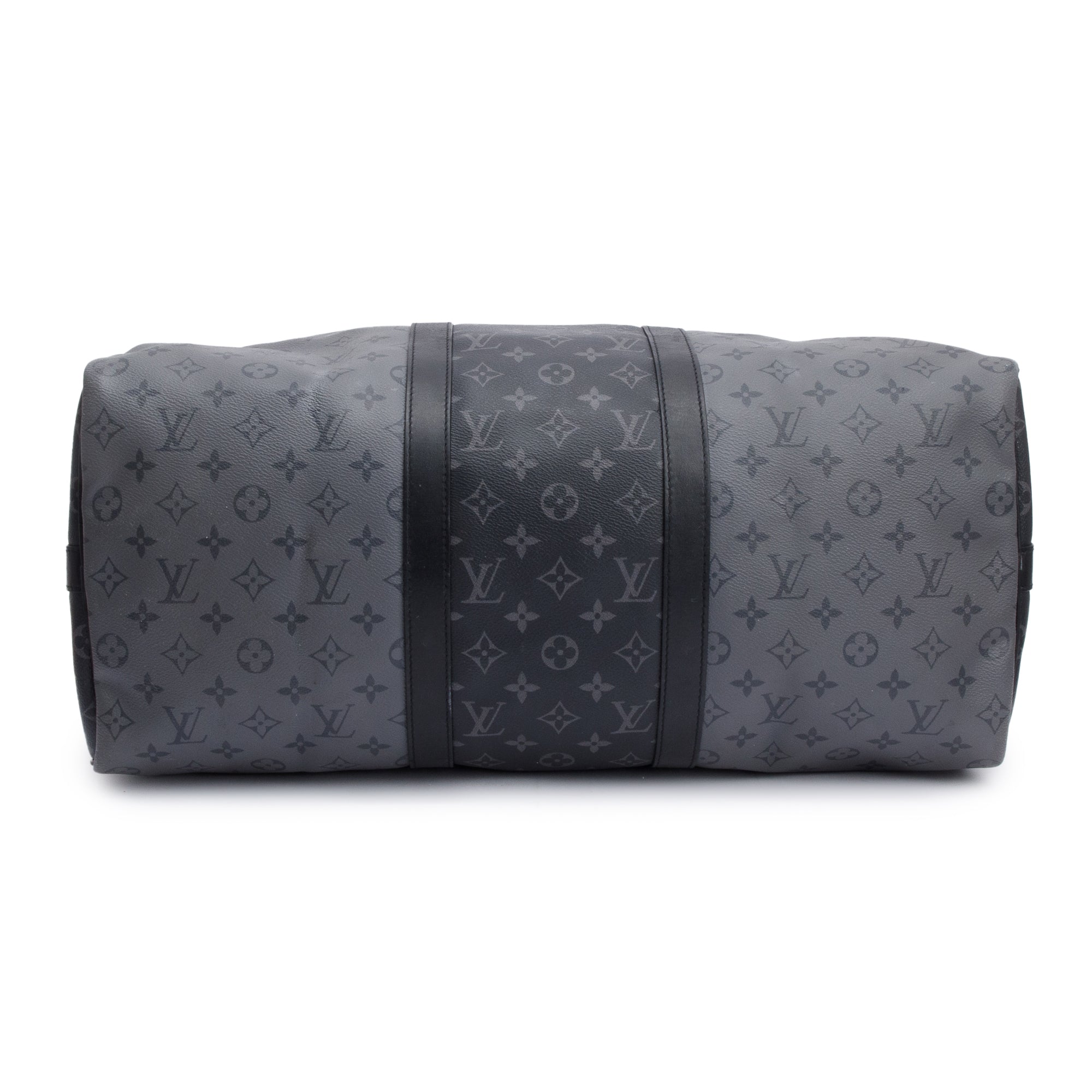 Louis Vuitton Monogram Eclipse Reverse Keepall Bandouliere 50 w/ Strap