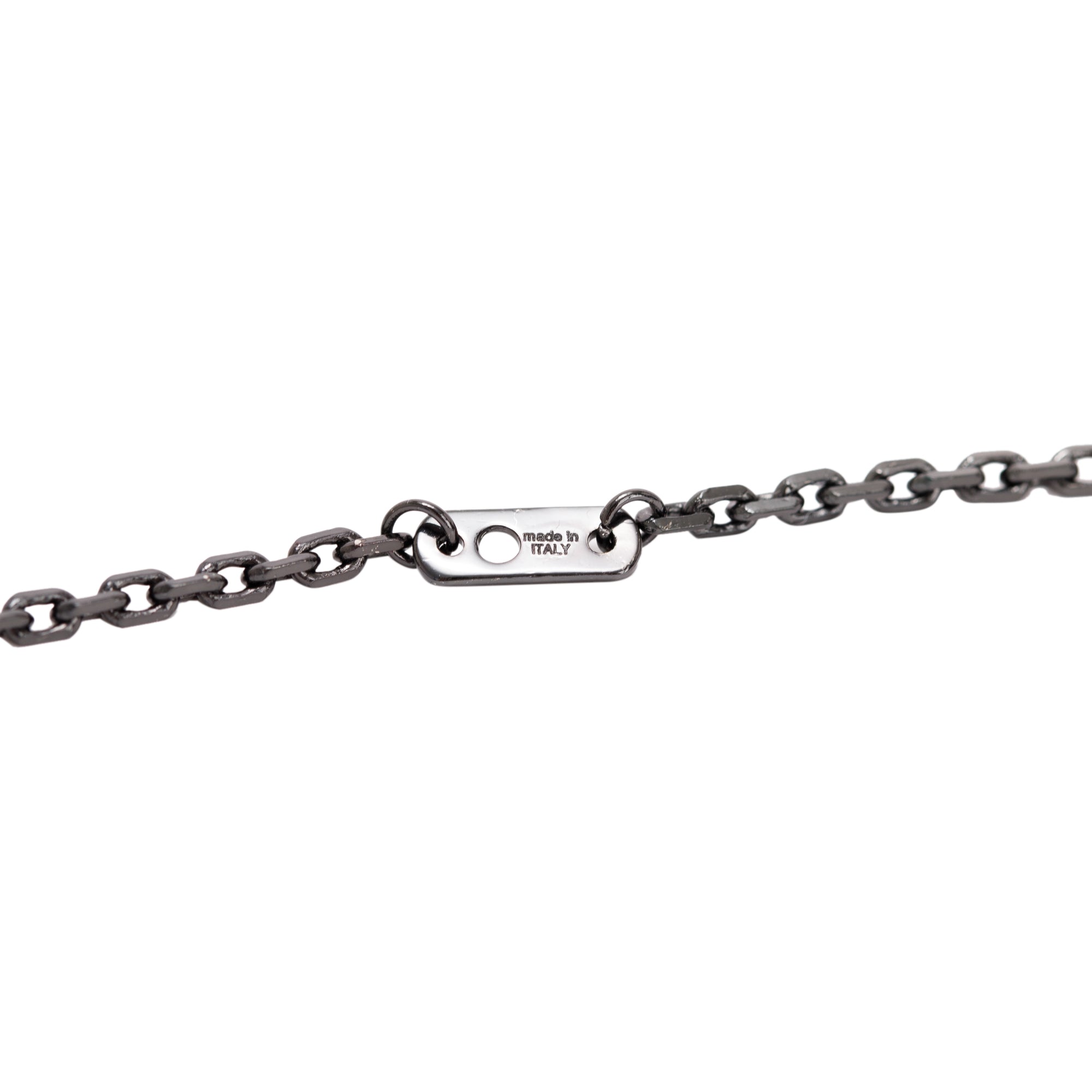 Louis Vuitton Monogram Eclipse Vivienne Pendant Necklace w/ Box