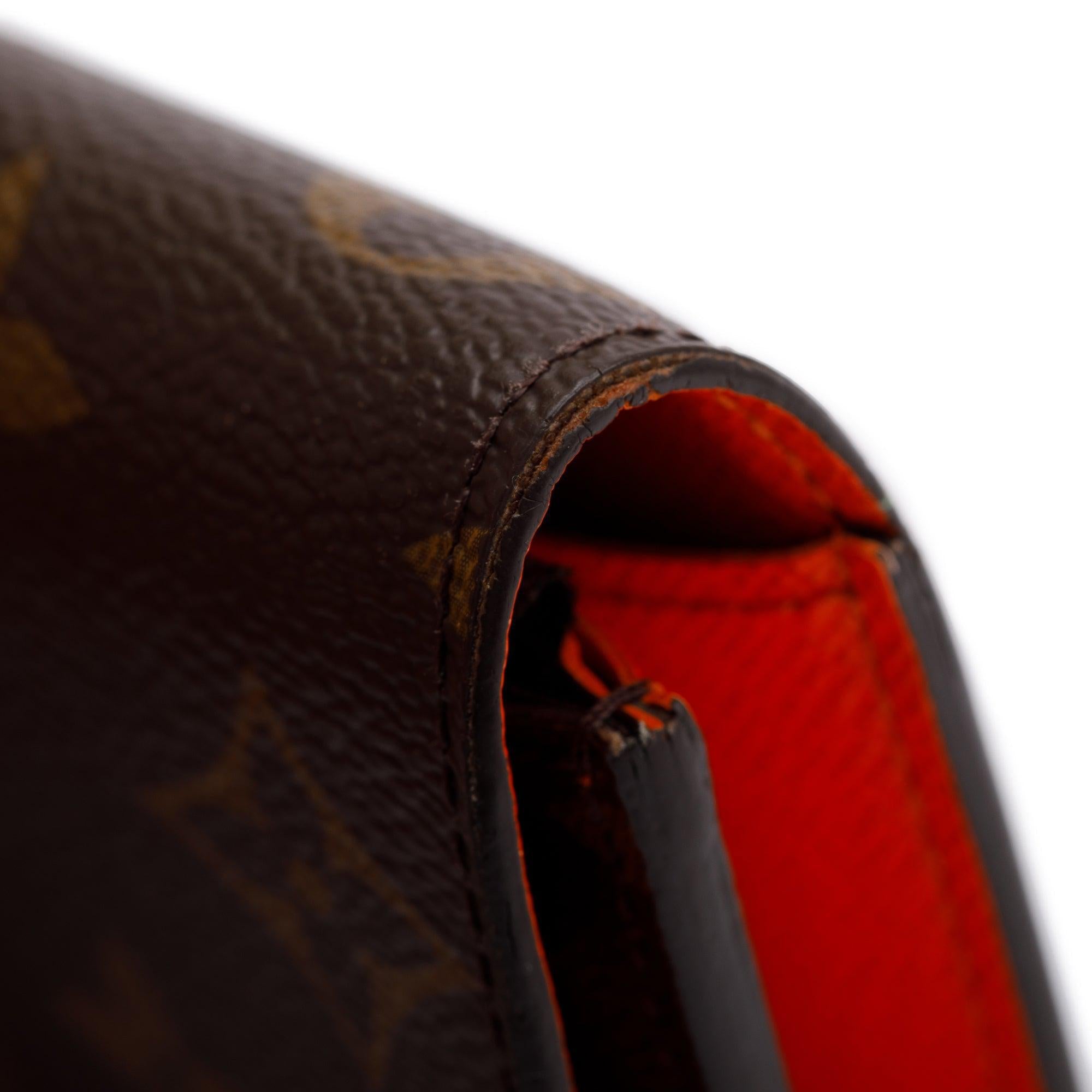 Louis Vuitton Monogram Emilie Wallet w/ Box & Receipt