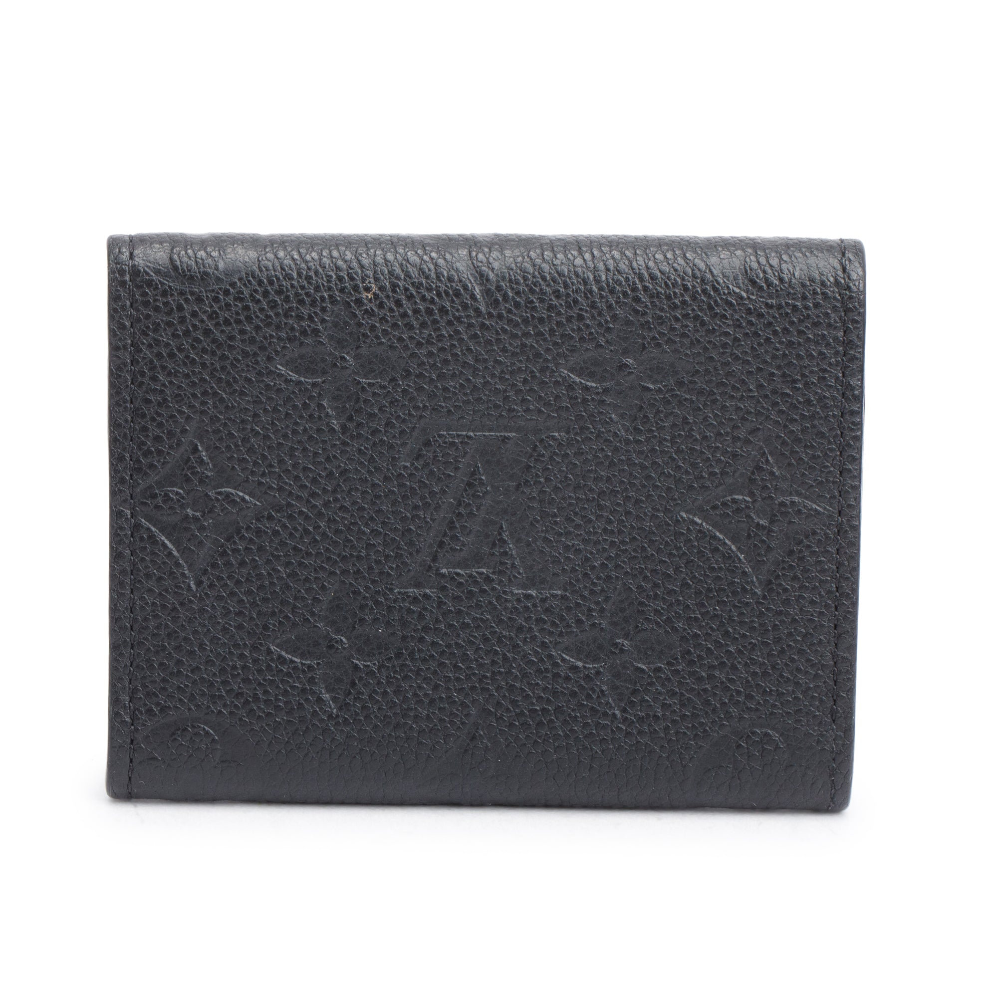 Louis Vuitton Monogram Empreinte Business Card Holder w/ Receipt