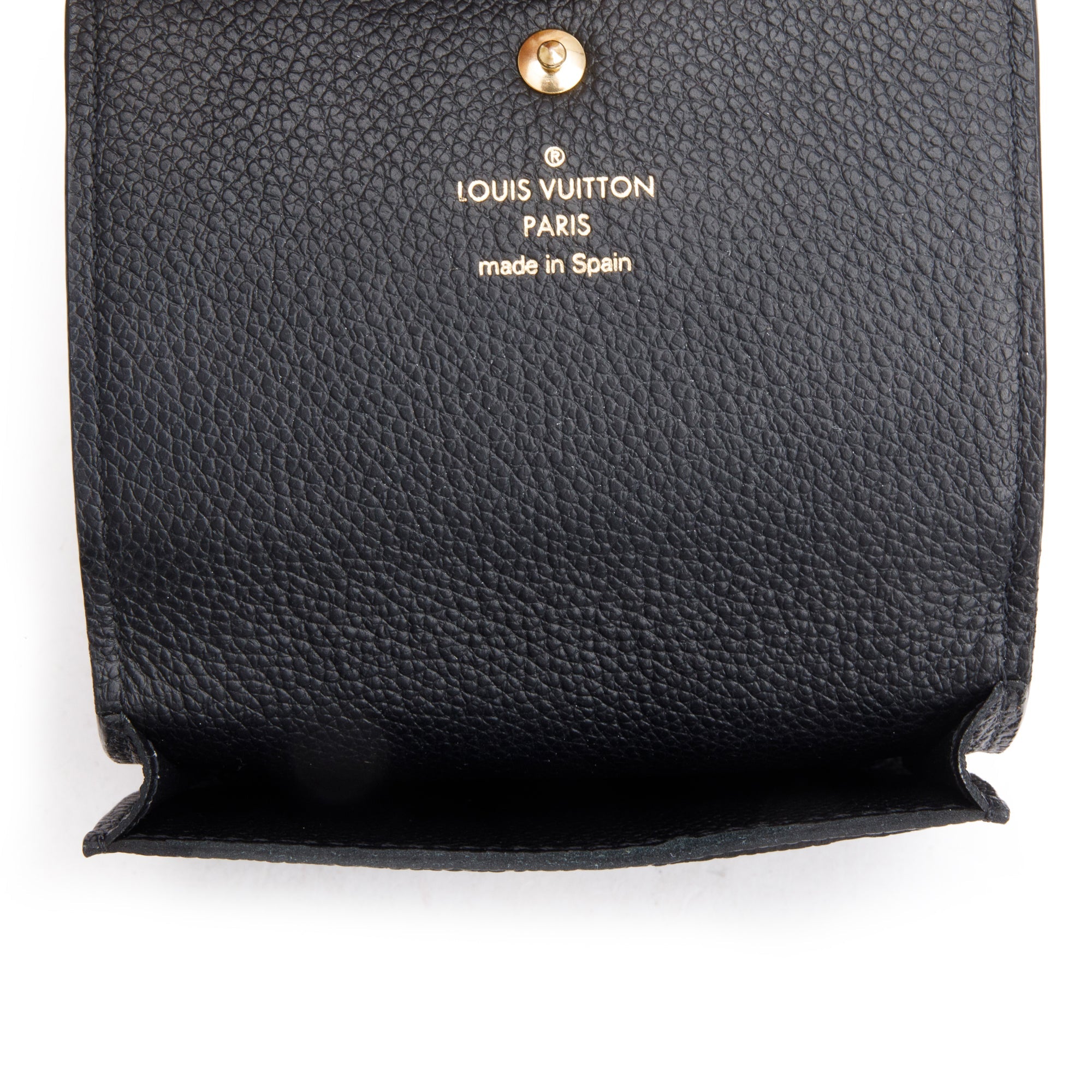 Louis Vuitton Monogram Empreinte Business Card Holder w/ Receipt