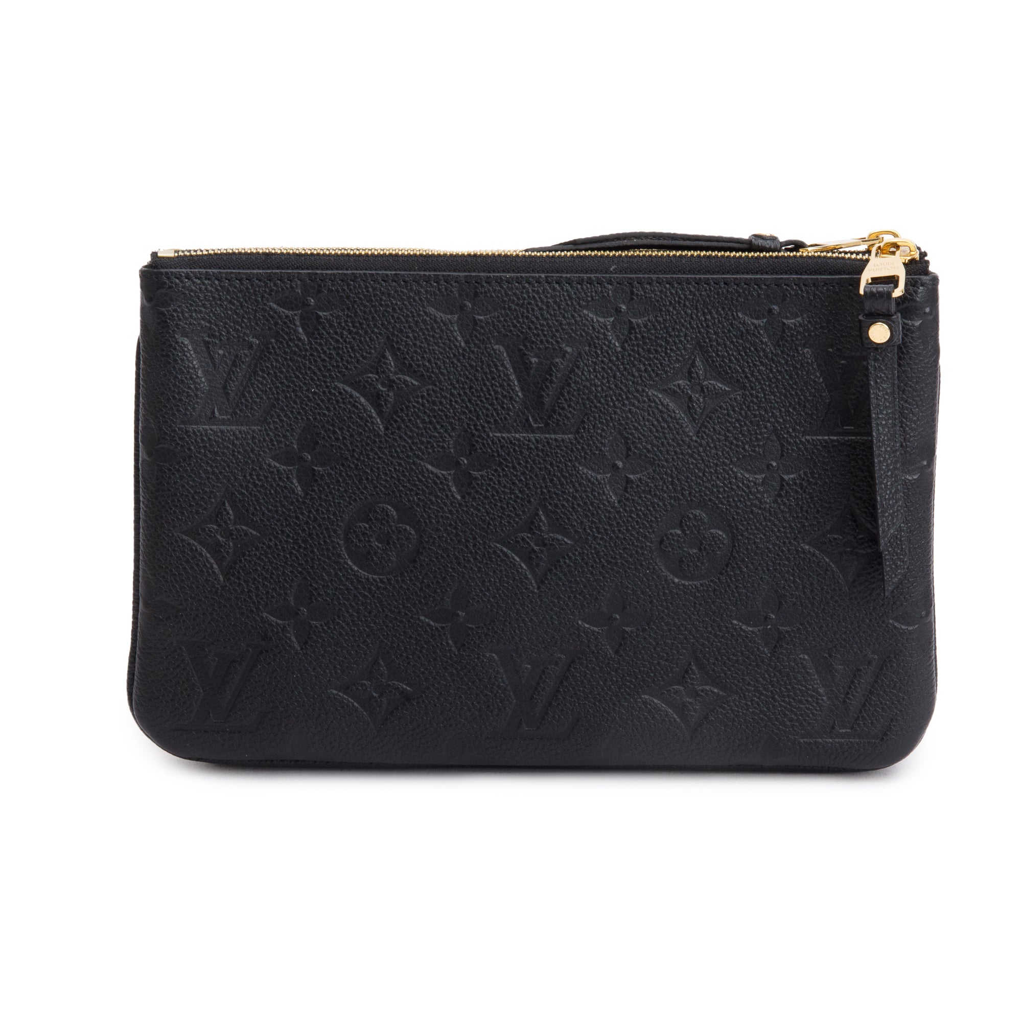 Louis Vuitton Monogram Empreinte Double Zip Pochette