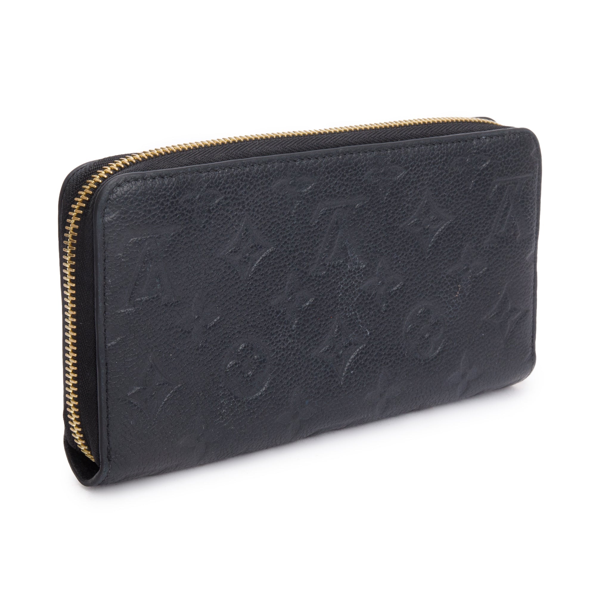Louis Vuitton Monogram Empreinte Leather Zippy Wallet