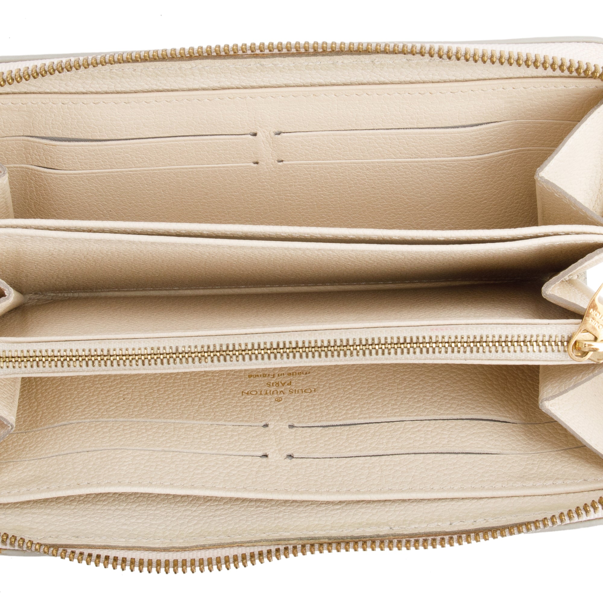 Louis Vuitton Monogram Empreinte Leather Zippy Wallet